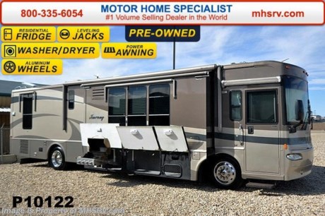 /TX 12/1/14 &lt;a href=&quot;http://www.mhsrv.com/winnebago-rvs/&quot;&gt;&lt;img src=&quot;http://www.mhsrv.com/images/sold-winnebago.jpg&quot; width=&quot;383&quot; height=&quot;141&quot; border=&quot;0&quot;/&gt;&lt;/a&gt;
Used Winnebago RV for Sale- 2005 Winnebago Journey 39F for sale with 3 slides and 74,756 miles. This RV is approximately 39 feet in length with a 330HP Caterpillar engine, Freightliner chassis, power mirrors with heat, Onan 7.5KW diesel generator, power patio and door awnings, slide-out room toppers, gas/electric water heater, 50 Amp service, aluminum wheels, 10K lb. hitch, solar panel,  hydraulic leveling system, color back up camera, inverter, dual pane windows, convection microwave, solid surface counters, washer/dryer combo, residential refrigerator, King mattress, ducted A/C, electric heat and 2 LCD TVS. For additional information and photos please visit Motor Home Specialist at www.MHSRV .com or call 800-335-6054.