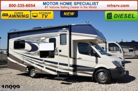 /PA 6/9/15 &lt;a href=&quot;http://www.mhsrv.com/coachmen-rv/&quot;&gt;&lt;img src=&quot;http://www.mhsrv.com/images/sold-coachmen.jpg&quot; width=&quot;383&quot; height=&quot;141&quot; border=&quot;0&quot;/&gt;&lt;/a&gt;
Family Owned &amp; Operated and the #1 Volume Selling Motor Home Dealer in the World as well as the #1 Coachmen Dealer in the World. MSRP $118,849. New 2015 Coachmen Prism Diesel. Model 2150LE. This RV measures approximately 25 ft. in length with a slide-out room.  Optional equipment includes the Prism LE Lead Dog Value Package featuring fiberglass sidewalls, bluetooth AM/FM/CD, back up monitor and camera, power awning, interior LED lights, exterior LED lights, pop-up power tower, stainless steel wheel liners, 3.5K lb. hitch, rear ladder, spare tire, swivel pilot &amp; passenger seats, roller bearing drawer glides, oven, child safety net and ladder as well as MCD shades. Additional options include an U-shaped dinette, Onan diesel generator IPO LP gen, full body paint, bedroom TV w/DVD player, exterior TV w/DVD, front entertainment center, upgraded Serta mattress, convection microwave, power vent fan, dual coach batteries, exterior privacy windshield cover and the Camping Cozy Package.  The Prism&#39;s impressive list of standards include a 3.0L V-6 turbo diesel engine, power entrance step, Azdel superlite composite substrate, hardwood cabinets, 3 burner cook top, exterior shower and much more. For additional coach information, brochure, window sticker, videos, photos, Prism customer reviews &amp; testimonials please visit Motor Home Specialist at MHSRV .com or call 800-335-6054. At MHS we DO NOT charge any prep or orientation fees like you will find at other dealerships. All sale prices include a 200 point inspection, interior &amp; exterior wash &amp; detail of vehicle, a thorough coach orientation with an MHS technician, an RV Starter&#39;s kit, a nights stay in our delivery park featuring landscaped and covered pads with full hook-ups and much more. WHY PAY MORE?... WHY SETTLE FOR LESS? &lt;object width=&quot;400&quot; height=&quot;300&quot;&gt;&lt;param name=&quot;movie&quot; value=&quot;http://www.youtube.com/v/fBpsq4hH-Ws?version=3&amp;amp;hl=en_US&quot;&gt;&lt;/param&gt;&lt;param name=&quot;allowFullScreen&quot; value=&quot;true&quot;&gt;&lt;/param&gt;&lt;param name=&quot;allowscriptaccess&quot; value=&quot;always&quot;&gt;&lt;/param&gt;&lt;embed src=&quot;http://www.youtube.com/v/fBpsq4hH-Ws?version=3&amp;amp;hl=en_US&quot; type=&quot;application/x-shockwave-flash&quot; width=&quot;400&quot; height=&quot;300&quot; allowscriptaccess=&quot;always&quot; allowfullscreen=&quot;true&quot;&gt;&lt;/embed&gt;&lt;/object&gt; 