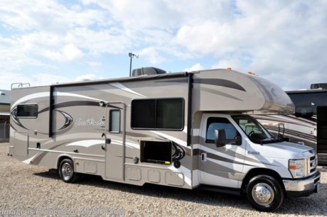 /AZ 1/19/15 &lt;a href=&quot;http://www.mhsrv.com/thor-motor-coach/&quot;&gt;&lt;img src=&quot;http://www.mhsrv.com/images/sold-thor.jpg&quot; width=&quot;383&quot; height=&quot;141&quot; border=&quot;0&quot; /&gt;&lt;/a&gt;
Used 2014 Thor Motor Coach Four Winds Class C RV. Model 31W with Ford E-450 chassis, Ford Triton V-10 engine and measures approximately 32 feet 2 inches in length with the Premier Package which includes solid surface kitchen countertop with pressed dinette top, roller shades, power charging center for electronics, enclosed area for sewer tank valves, water filter system, LED ceiling lights, black tank flush, 30 inch over the range microwave and exterior speakers. Additional equipment includes the HD-Max exterior, cabover entertainment center with a 39&quot; TV/DVD &amp; Soundbar, exterior entertainment center, leatherette sofa, dual child safety tether, power attic fan in overhead bunk, upgraded 15,000 BTU A/C, spare tire, heated remote exterior mirrors with integrated side view cameras, power driver&#39;s chair, leatherette driver &amp; passenger chairs, cockpit carpet mat and wood dash applique, power windows and locks, automatic hydraulic leveling jacks, second auxiliary battery, bedroom TV, 3 burner high output range top with oven, gas/electric water heater, holding tanks with heat pads, auto transfer switch, wheel liners, valve stem extenders, keyless entry, automatic electric patio awning, back-up monitor, double door refrigerator, roof ladder, 4000 Onan Micro Quiet generator, slick fiberglass exterior, full extension drawer glides, bedspread &amp; pillow shams and much more. 