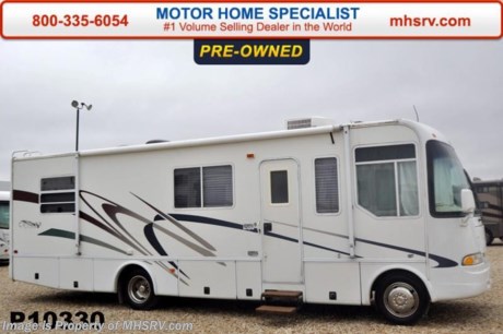 SOLD /TX 2/9/15 Used R-Vision RV for Sale- 2001 R-Vision Condor This RV is approximately 31 feet in length with a Chevrolet engine, Workhorse chassis, power mirrors, cab fans, 5.5KW Onan generator with 262 hours, patio awning,  water heater, 5k lb hitch, pass thru storage, LCD TV with DVD player leather sofa sleeper, booth dinette that converts to a sleeper, ducted A/C and 104,390 miles. For additional information and photos please visit Motor Home Specialist at www.MHSRV .com or call 800-335-6054.

