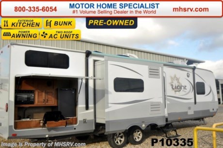 /NB 2/9/15 &lt;a href=&quot;http://www.mhsrv.com/travel-trailers/&quot;&gt;&lt;img src=&quot;http://www.mhsrv.com/images/sold-traveltrailer.jpg&quot; width=&quot;383&quot; height=&quot;141&quot; border=&quot;0&quot;/&gt;&lt;/a&gt;
Used Open Range Travel Trailer for Sale- 2014 Open Range light 308BHS is approximately 33 feet in length with 3 slides, bunk beds, exterior shower, power patio awning, 50 Amp service, pass-thru storage, aluminum wheels, LED running lights, black tank rinsing system, roof ladder, large U shaped sofa, booth converts to bunk sleeper,  night shades, microwave, 3 burner range with oven, sink covers, refrigerator,  kitchen island, glass door shower, queen pillow top mattress, 2 ducted roof A/Cs and 3 LCD TVs. For more information please visit Motor Home Specialist at www.MHSRV .com or call 800-335-6054. 