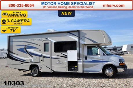 /TX 2/9/15 &lt;a href=&quot;http://www.mhsrv.com/coachmen-rv/&quot;&gt;&lt;img src=&quot;http://www.mhsrv.com/images/sold-coachmen.jpg&quot; width=&quot;383&quot; height=&quot;141&quot; border=&quot;0&quot;/&gt;&lt;/a&gt;
Receive a $2,000 VISA Gift Card with purchase from Motor Home Specialist. Offer ends Feb. 28th, 2015. Family Owned &amp; Operated and the #1 Volume Selling Motor Home Dealer in the World as well as the #1 Coachmen in the World. &lt;object width=&quot;400&quot; height=&quot;300&quot;&gt;&lt;param name=&quot;movie&quot; value=&quot;//www.youtube.com/v/rUwAfncaG3M?version=3&amp;amp;hl=en_US&quot;&gt;&lt;/param&gt;&lt;param name=&quot;allowFullScreen&quot; value=&quot;true&quot;&gt;&lt;/param&gt;&lt;param name=&quot;allowscriptaccess&quot; value=&quot;always&quot;&gt;&lt;/param&gt;&lt;embed src=&quot;//www.youtube.com/v/rUwAfncaG3M?version=3&amp;amp;hl=en_US&quot; type=&quot;application/x-shockwave-flash&quot; width=&quot;400&quot; height=&quot;300&quot; allowscriptaccess=&quot;always&quot; allowfullscreen=&quot;true&quot;&gt;&lt;/embed&gt;&lt;/object&gt;  MSRP $96,179. New 2015 Coachmen Leprechaun model 260DSC. This Luxury Class C RV measures approximately 27 feet 11 inches in length. This beautiful RV includes the Leprechaun Banner Edition featuring high gloss fiberglass sidewalls, tinted windows, rear ladder, bluetooth AM/FM/CD monitor &amp; back up camera, power awning, LED ext lighting, LED int lighting, pop-up power tower, 50 gallon fresh water, 5K lb. hitch, slide-out awnings, glass door shower, Onan generator, 80&quot; long bed, night shades, roller bearing drawer glides &amp; Azdel Composite sidewalls. Options include molded front cap with LED lights, exterior camp table, air assist suspension, LED TV/DVD player and exterior entertainment center. This amazing class C also features the Leprechaun Luxury package including side view cameras, driver &amp; passenger leatherette seat covers, heated &amp; remote mirrors, convection microwave, wood grain dash applique, 6 gallon gas/electric water heater, dual coach batteries, power vent and heated tank pads.  For additional coach information, brochures, window sticker, videos, photos, Leprechaun reviews &amp; testimonials as well as additional information about Motor Home Specialist and our manufacturers please visit us at MHSRV .com or call 800-335-6054. At Motor Home Specialist we DO NOT charge any prep or orientation fees like you will find at other dealerships. All sale prices include a 200 point inspection, interior &amp; exterior wash &amp; detail of vehicle, a thorough coach orientation with an MHS technician, an RV Starter&#39;s kit, a nights stay in our delivery park featuring landscaped and covered pads with full hook-ups and much more. WHY PAY MORE?... WHY SETTLE FOR LESS? &lt;object width=&quot;400&quot; height=&quot;300&quot;&gt;&lt;param name=&quot;movie&quot; value=&quot;http://www.youtube.com/v/fBpsq4hH-Ws?version=3&amp;amp;hl=en_US&quot;&gt;&lt;/param&gt;&lt;param name=&quot;allowFullScreen&quot; value=&quot;true&quot;&gt;&lt;/param&gt;&lt;param name=&quot;allowscriptaccess&quot; value=&quot;always&quot;&gt;&lt;/param&gt;&lt;embed src=&quot;http://www.youtube.com/v/fBpsq4hH-Ws?version=3&amp;amp;hl=en_US&quot; type=&quot;application/x-shockwave-flash&quot; width=&quot;400&quot; height=&quot;300&quot; allowscriptaccess=&quot;always&quot; allowfullscreen=&quot;true&quot;&gt;&lt;/embed&gt;&lt;/object&gt;