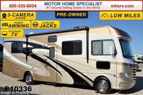 /TX 2/23/15 &lt;a href=&quot;http://www.mhsrv.com/thor-motor-coach/&quot;&gt;&lt;img src=&quot;http://www.mhsrv.com/images/sold-thor.jpg&quot; width=&quot;383&quot; height=&quot;141&quot; border=&quot;0&quot;/&gt;&lt;/a&gt;
Used Thor Motor Coach for Sale- 2013 Thor Motor Coach A.C.E. 29.2 with slide and only 11,693 miles. This RV is approximately 29 feet in length with a Ford V10 engine, Ford chassis, power mirrors with heat, 4KW Onan generator with 84 hours, power patio awning, slide-out room toppers, pass-thru storage with side swing baggage doors, exterior shower, 5K lb. hitch, 1-piece windshield, automatic leveling jacks, 3 camera monitoring system, all in 1 bath, cab over bunk, 3 burner range with oven, leather sofa with sleeper, ducted roof A/C and 2 LCD TVs. For additional information and photos please visit Motor Home Specialist at www.MHSRV .com or call 800-335-6054.