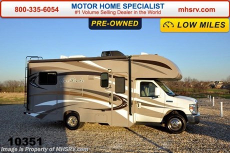 /WA 2/9/15 &lt;a href=&quot;http://www.mhsrv.com/thor-motor-coach/&quot;&gt;&lt;img src=&quot;http://www.mhsrv.com/images/sold-thor.jpg&quot; width=&quot;383&quot; height=&quot;141&quot; border=&quot;0&quot;/&gt;&lt;/a&gt;
Used 2014 Thor Motor Coach Four Winds Class C RV Model 22E with Ford E-350 chassis &amp; Ford Triton V-10 engine. This unit measures approximately 23 feet 11 inches in length with a Cabover LED TV with DVD player, wheel liners, back-up monitor, auto transfer switch, heated holding tanks, Mega exterior storage, power windows and locks, U-shaped dinette/sleeper with seat belts, tinted coach glass, molded front cap, double door refrigerator, skylight, roof ladder, roof A/C unit, 4000 Onan Micro Quiet generator, slick fiberglass exterior, patio awning, full extension drawer glides, bedspread &amp; pillow shams and much more. 