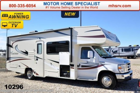 /TX 2/23/15 &lt;a href=&quot;http://www.mhsrv.com/coachmen-rv/&quot;&gt;&lt;img src=&quot;http://www.mhsrv.com/images/sold-coachmen.jpg&quot; width=&quot;383&quot; height=&quot;141&quot; border=&quot;0&quot;/&gt;&lt;/a&gt;
Family Owned &amp; Operated and the #1 Volume Selling Motor Home Dealer in the World as well as the #1 Coachmen Dealer in the World. &lt;object width=&quot;400&quot; height=&quot;300&quot;&gt;&lt;param name=&quot;movie&quot; value=&quot;http://www.youtube.com/v/fBpsq4hH-Ws?version=3&amp;amp;hl=en_US&quot;&gt;&lt;/param&gt;&lt;param name=&quot;allowFullScreen&quot; value=&quot;true&quot;&gt;&lt;/param&gt;&lt;param name=&quot;allowscriptaccess&quot; value=&quot;always&quot;&gt;&lt;/param&gt;&lt;embed src=&quot;http://www.youtube.com/v/fBpsq4hH-Ws?version=3&amp;amp;hl=en_US&quot; type=&quot;application/x-shockwave-flash&quot; width=&quot;400&quot; height=&quot;300&quot; allowscriptaccess=&quot;always&quot; allowfullscreen=&quot;true&quot;&gt;&lt;/embed&gt;&lt;/object&gt;  MSRP $85,565. The All New 2015 Coachmen Freelander Model 26RSF. This Class C RV provides a tremendous amount of living &amp; storage area. This beautiful RV includes the Lead Dog Value Package featuring high gloss colored fiberglass sidewalls, fiberglass running boards, tinted windows, 3 burner range with oven, stainless steel wheel inserts, back-up camera, power awning, LED exterior &amp; interior lighting, solar ready, rear ladder, 50 gallon fresh water tank, 5K lb. hitch &amp; wire, glass door shower, Onan generator, 80&quot; long bed, roller bearing drawer glides, Azdel composite sidewall, Thermofoil counter tops and Travel Easy Roadside Assistance. Additional options include a spare tire, swivel driver &amp; passenger seats, exterior privacy, upgraded foldable mattress, windshield cover, heated tanks, child safety net and ladder, 15,000 BTU A/C with heat pump, exterior entertainment center and a LCD TV with DVD player. For additional coach information, brochures, window sticker, videos, photos, Freelander reviews &amp; testimonials as well as additional information about Motor Home Specialist and our manufacturers please visit us at MHSRV .com or call 800-335-6054. At Motor Home Specialist we DO NOT charge any prep or orientation fees like you will find at other dealerships. All sale prices include a 200 point inspection, interior &amp; exterior wash &amp; detail of vehicle, a thorough coach orientation with an MHS technician, an RV Starter&#39;s kit, a nights stay in our delivery park featuring landscaped and covered pads with full hook-ups and much more. WHY PAY MORE?... WHY SETTLE FOR LESS?