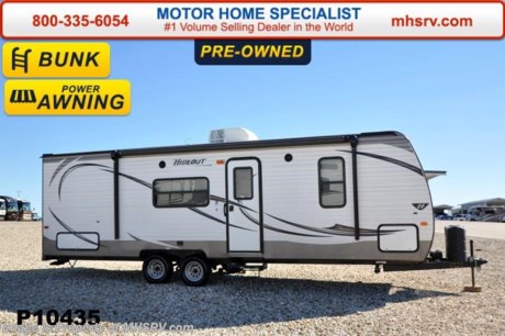 /TX 4/27/15 &lt;a href=&quot;http://www.mhsrv.com/travel-trailers/&quot;&gt;&lt;img src=&quot;http://www.mhsrv.com/images/sold-traveltrailer.jpg&quot; width=&quot;383&quot; height=&quot;141&quot; border=&quot;0&quot;/&gt;&lt;/a&gt;
Used Keystone RV for Sale- 2014 Keystone Hideout 260LHS bunk model is approximately 26 feet in length with a power patio awning, water heater, water heater, pass-thru storage, exterior speaker, sofa with sleeper, booth converts to sleeper, blinds, microwave, 3 burner range with oven, refrigerator, ducted roof A/C and much more. For additional information and photos please visit Motor Home Specialist at www.MHSRV .com or call 800-335-6054.