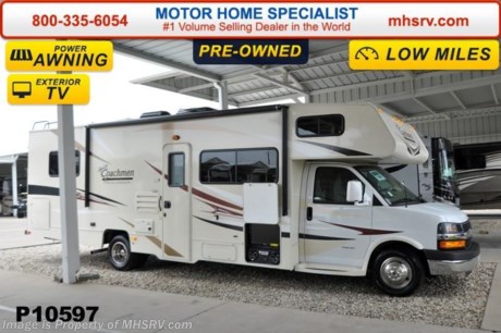 /TX 2/23/15 &lt;a href=&quot;http://www.mhsrv.com/coachmen-rv/&quot;&gt;&lt;img src=&quot;http://www.mhsrv.com/images/sold-coachmen.jpg&quot; width=&quot;383&quot; height=&quot;141&quot; border=&quot;0&quot;/&gt;&lt;/a&gt;
2015 Coachmen Freelander Model 28QB. This Class C RV measures approximately 30 feet 9 inches in length and features a tremendous amount of living &amp; storage area. This beautiful RV includes the Anniversary package featuring high gloss colored fiberglass sidewalls, fiberglass running boards, tinted windows, 3 burner range with oven, stainless steel wheel inserts, AM/FM stereo, rear ladder, 50 gallon fresh water tank, 5,000 lb. hitch, glass shower door, Onan generator, 80 inch long bed, roller bearing drawer glides, Azdel Composite sidewall and Thermofoil countertops. Additional Features include the exterior privacy windshield cover, air assisted suspension, spare tire, 15K BTU A/C with heat pump, exterior entertainment center and 24&quot; LCD TV w/DVD, as well as the Freelander Premier Package which including an electric awning, back-up camera, child safety net and ladder and heated holding tanks.  The Coachmen Freelander RV also features a Chevy 4500 series chassis, 6.0L Vortec V-8, 6-speed automatic transmission, 57 gallon fuel tank and more. For additional information and photos please visit Motor Home Specialist at www.MHSRV .com or call 800-335-6054.