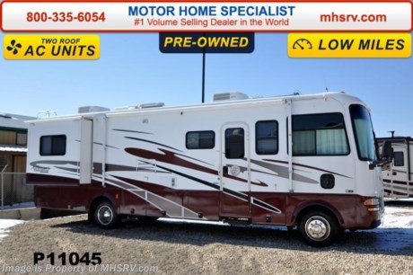 /SOLD 3/30/2015 Used Tiffin RV for Sale- 2005 Tiffin Allegro Open Road 32BA with 2 slides and 32,704 miles. This RV is approximately 32 feet in length with a Vortec 8100 engine, Workhorse chassis, power mirrors with heat, power windows, 7KW Onan generator with 246 hours, patio awning, slide-out room toppers, gas/electric water heater, exterior shower, fiberglass roof with ladder, automatic leveling system, back up camera, convection microwave, 3 burner range with oven, 2 ducted roof A/Cs and 2 LED TVs.  For additional information and photos please visit Motor Home Specialist at www.MHSRV .com or call 800-335-6054.