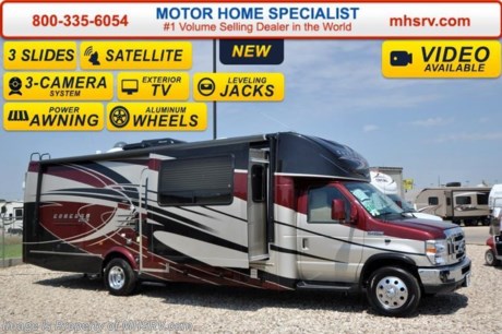 /GA 3-1-16 &lt;a href=&quot;http://www.mhsrv.com/coachmen-rv/&quot;&gt;&lt;img src=&quot;http://www.mhsrv.com/images/sold-coachmen.jpg&quot; width=&quot;383&quot; height=&quot;141&quot; border=&quot;0&quot;/&gt;&lt;/a&gt;
Family Owned &amp; Operated and the #1 Volume Selling Motor Home Dealer in the World as well as the #1 Coachmen Dealer in the World. &lt;object width=&quot;400&quot; height=&quot;300&quot;&gt;&lt;param name=&quot;movie&quot; value=&quot;//www.youtube.com/v/tu63TyI-F-A?hl=en_US&amp;amp;version=3&quot;&gt;&lt;/param&gt;&lt;param name=&quot;allowFullScreen&quot; value=&quot;true&quot;&gt;&lt;/param&gt;&lt;param name=&quot;allowscriptaccess&quot; value=&quot;always&quot;&gt;&lt;/param&gt;&lt;embed src=&quot;//www.youtube.com/v/tu63TyI-F-A?hl=en_US&amp;amp;version=3&quot; type=&quot;application/x-shockwave-flash&quot; width=&quot;400&quot; height=&quot;300&quot; allowscriptaccess=&quot;always&quot; allowfullscreen=&quot;true&quot;&gt;&lt;/embed&gt;&lt;/object&gt; MSRP $131,335. New 2016 Coachmen Concord 300TS Banner Edition W/3 Slide-out rooms. This luxury Class B+ RV measures approximately 31 ft. Optional equipment includes removable carpet set, bedroom power vent, hydraulic leveling jacks, aluminum wheels, driver&#39;s and passenger&#39;s swivel front seats, exterior privacy windshield shade, cockpit table, bedroom TV &amp; DVD, satellite dish, outside entertainment center, second battery, 3-camera monitoring system, 15,000 BTU roof A/C and heat pump upgrade, heated tanks and upper gate valves and Banner Package that includes fiberglass running boards and fender skirts, LED interior lighting, LED exterior lighting, 4.0 Onan generator, 32 inch TV and DVD player, Bluetooth radio, power awning, power tower, heated and remote exterior mirrors, power step, slide-out awning and 5,000 lb. hitch. A few standard features include the Ford E-450 super duty chassis, Ride-Rite air assist suspension system, exterior speakers &amp; the Azdel super light composite sidewalls. For additional coach information, brochures, window sticker, videos, photos, Concord reviews &amp; testimonials as well as additional information about Motor Home Specialist and our manufacturers&#39; please visit us at MHSRV .com or call 800-335-6054. At Motor Home Specialist we DO NOT charge any prep or orientation fees like you will find at other dealerships. All sale prices include a 200 point inspection, interior &amp; exterior wash &amp; detail of vehicle, a thorough coach orientation with an MHS technician, an RV Starter&#39;s kit, a nights stay in our delivery park featuring landscaped and covered pads with full hook-ups and much more. Free airport shuttle available with purchase for out-of-town buyers. WHY PAY MORE?... WHY SETTLE FOR LESS?