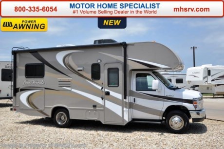 /TX 3/21/16 &lt;a href=&quot;http://www.mhsrv.com/thor-motor-coach/&quot;&gt;&lt;img src=&quot;http://www.mhsrv.com/images/sold-thor.jpg&quot; width=&quot;383&quot; height=&quot;141&quot; border=&quot;0&quot;/&gt;&lt;/a&gt;
#1 Volume Selling Motor Home Dealer in the World. MSRP $79,074. New 2016 Thor Motor Coach Four Winds Class C RV Model 22E with Ford E-350 chassis, Ford Triton V-10 engine &amp; 8,000 lb. trailer hitch. This unit measures approximately 23 feet 11 inches in length. Optional equipment includes the all new HD-Max exterior color, heated holding tanks, wheel liners and back-up camera and monitor. The Four Winds Class C RV has an incredible list of standard features for 2016 as well including Mega exterior storage, power windows and locks, power patio awning with integrated LED lighting, roof ladder, in-dash media center w/DVD/CD/AM/FM &amp; Bluetooth, deluxe exterior mirrors, bunk ladder, refrigerator, oven, microwave, flip-up counter-top extension, large TV on swivel in cab-over, power vent in bath, skylight above shower, 4000 Onan generator, auto transfer switch, roof A/C, cab A/C, battery disconnect switch, auxiliary battery, gas/electric water heater and much more. For additional information, brochures, and videos please visit Motor Home Specialist at  MHSRV .com or Call 800-335-6054. At Motor Home Specialist we DO NOT charge any prep or orientation fees like you will find at other dealerships. All sale prices include a 200 point inspection, interior and exterior wash &amp; detail of vehicle, a thorough coach orientation with an MHS technician, an RV Starter&#39;s kit, a night stay in our delivery park featuring landscaped and covered pads with full hook-ups and much more. Free airport shuttle available with purchase for out-of-town buyers. Read From THOUSANDS of Testimonials at MHSRV .com and See What They Had to Say About Their Experience at Motor Home Specialist. WHY PAY MORE?...... WHY SETTLE FOR LESS? 