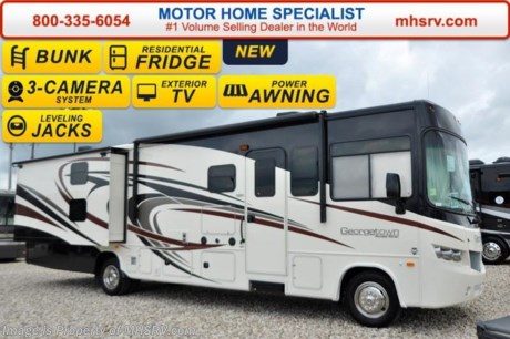 /SOLD - 7/16/15- TX
Family Owned &amp; Operated and the #1 Volume Selling Motor Home Dealer in the World as well as the #1 Georgetown Dealer in the World. &lt;object width=&quot;400&quot; height=&quot;300&quot;&gt;&lt;param name=&quot;movie&quot; value=&quot;http://www.youtube.com/v/fBpsq4hH-Ws?version=3&amp;amp;hl=en_US&quot;&gt;&lt;/param&gt;&lt;param name=&quot;allowFullScreen&quot; value=&quot;true&quot;&gt;&lt;/param&gt;&lt;param name=&quot;allowscriptaccess&quot; value=&quot;always&quot;&gt;&lt;/param&gt;&lt;embed src=&quot;http://www.youtube.com/v/fBpsq4hH-Ws?version=3&amp;amp;hl=en_US&quot; type=&quot;application/x-shockwave-flash&quot; width=&quot;400&quot; height=&quot;300&quot; allowscriptaccess=&quot;always&quot; allowfullscreen=&quot;true&quot;&gt;&lt;/embed&gt;&lt;/object&gt; MSRP $138,586. New 2016 Forest River Georgetown: Model 351DS. This RV measures approximately 35 feet 9 inches in length &amp; features 2 slide-out rooms as well as bunk beds. Optional equipment includes a rear A/C, upgraded 15.0 BTU A/C, (2) heat strips, exterior TV, convection microwave with oven, power drivers seat, Fantastic Fan, auto transfer switch, front overhead bunk, TV/DVD players in bunk house, exterior cargo tray, home theater system, passenger flip up work station, day/night roller shades and the stainless steel package. The new Forest River Georgetown 351DS also features a Ford Triton V-10 engine, deluxe solid surface kitchen counter-top, Arctic Pack w/ enclosed tanks, automatic leveling jacks, fiberglass roof, back-up and blinker activated side view cameras with color monitor &amp; much more. For additional coach information, brochures, window sticker, videos, photos, Georgetown reviews, testimonials as well as additional information about Motor Home Specialist and our manufacturers&#39; please visit us at MHSRV .com or call 800-335-6054. At Motor Home Specialist we DO NOT charge any prep or orientation fees like you will find at other dealerships. All sale prices include a 200 point inspection, interior and exterior wash &amp; detail of vehicle, a thorough coach orientation with an MHS technician, an RV Starter&#39;s kit, a night stay in our delivery park featuring landscaped and covered pads with full hook-ups and much more. Free airport shuttle available with purchase for out-of-town buyers. WHY PAY MORE?... WHY SETTLE FOR LESS?  &lt;object width=&quot;400&quot; height=&quot;300&quot;&gt;&lt;param name=&quot;movie&quot; value=&quot;http://www.youtube.com/v/Pu7wgPgva2o?version=3&amp;amp;hl=en_US&quot;&gt;&lt;/param&gt;&lt;param name=&quot;allowFullScreen&quot; value=&quot;true&quot;&gt;&lt;/param&gt;&lt;param name=&quot;allowscriptaccess&quot; value=&quot;always&quot;&gt;&lt;/param&gt;&lt;embed src=&quot;http://www.youtube.com/v/Pu7wgPgva2o?version=3&amp;amp;hl=en_US&quot; type=&quot;application/x-shockwave-flash&quot; width=&quot;400&quot; height=&quot;300&quot; allowscriptaccess=&quot;always&quot; allowfullscreen=&quot;true&quot;&gt;&lt;/embed&gt;&lt;/object&gt;