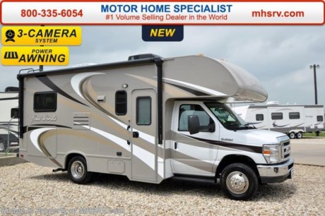 /TX 9-1-15 &lt;a href=&quot;http://www.mhsrv.com/thor-motor-coach/&quot;&gt;&lt;img src=&quot;http://www.mhsrv.com/images/sold-thor.jpg&quot; width=&quot;383&quot; height=&quot;141&quot; border=&quot;0&quot;/&gt;&lt;/a&gt;
World&#39;s RV Show Sale Priced Now Through Sept 12, 2015. Call 800-335-6054 for Details. #1 Volume Selling Motor Home Dealer in the World. MSRP $82,895. New 2016 Thor Motor Coach Four Winds Class C RV Model 22E with Ford E-350 chassis, Ford Triton V-10 engine &amp; 8,000 lb. trailer hitch. This unit measures approximately 23 feet 11 inches in length. Optional equipment includes the all new HD-Max exterior color, convection microwave, child safety tether, exterior shower, heated holding tanks, second auxiliary battery, wheel liners, keyless cab entry, valve stem extenders, spare tire, back up monitor, heated remote exterior mirrors with side view cameras, leatherette driver &amp; passenger chairs, cockpit carpet mat and wood dash applique. The Four Winds Class C RV has an incredible list of standard features for 2016 as well including Mega exterior storage, power windows and locks, power patio awning with integrated LED lighting, roof ladder, in-dash media center w/DVD/CD/AM/FM &amp; Bluetooth, deluxe exterior mirrors, bunk ladder, U-shaped dinette, refrigerator, oven, microwave, flip-up counter-top extension, large TV on swivel in cab-over, power vent in bath, skylight above shower, 4000 Onan generator, auto transfer switch, roof A/C, cab A/C, battery disconnect switch, auxiliary battery, gas/electric water heater and much more. For additional information, brochures, and videos please visit Motor Home Specialist at  MHSRV .com or Call 800-335-6054. At Motor Home Specialist we DO NOT charge any prep or orientation fees like you will find at other dealerships. All sale prices include a 200 point inspection, interior and exterior wash &amp; detail of vehicle, a thorough coach orientation with an MHS technician, an RV Starter&#39;s kit, a night stay in our delivery park featuring landscaped and covered pads with full hook-ups and much more. Free airport shuttle available with purchase for out-of-town buyers. Read From THOUSANDS of Testimonials at MHSRV .com and See What They Had to Say About Their Experience at Motor Home Specialist. WHY PAY MORE?...... WHY SETTLE FOR LESS? 