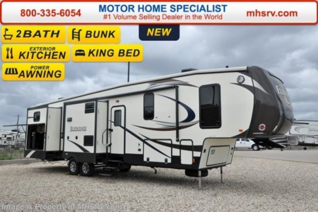/SOLD TX 4/22/15
World&#39;s RV Show Priced! Now through April 25th. Family Owned &amp; Operated. Largest Selection, Lowest Prices &amp; the Premier Service &amp; Walk-Through Process that can only be found at the #1 Volume Selling Motor Home Dealer in the World! From $10K to $2 Million... We gotcha&#39; Covered!   &lt;object width=&quot;400&quot; height=&quot;300&quot;&gt;&lt;param name=&quot;movie&quot; value=&quot;//www.youtube.com/v/op5S5EdxcQM?version=3&amp;amp;hl=en_US&quot;&gt;&lt;/param&gt;&lt;param name=&quot;allowFullScreen&quot; value=&quot;true&quot;&gt;&lt;/param&gt;&lt;param name=&quot;allowscriptaccess&quot; value=&quot;always&quot;&gt;&lt;/param&gt;&lt;embed src=&quot;//www.youtube.com/v/op5S5EdxcQM?version=3&amp;amp;hl=en_US&quot; type=&quot;application/x-shockwave-flash&quot; width=&quot;400&quot; height=&quot;300&quot; allowscriptaccess=&quot;always&quot; allowfullscreen=&quot;true&quot;&gt;&lt;/embed&gt;&lt;/object&gt; 
&lt;object width=&quot;400&quot; height=&quot;300&quot;&gt;&lt;param name=&quot;movie&quot; value=&quot;http://www.youtube.com/v/fBpsq4hH-Ws?version=3&amp;amp;hl=en_US&quot;&gt;&lt;/param&gt;&lt;param name=&quot;allowFullScreen&quot; value=&quot;true&quot;&gt;&lt;/param&gt;&lt;param name=&quot;allowscriptaccess&quot; value=&quot;always&quot;&gt;&lt;/param&gt;&lt;embed src=&quot;http://www.youtube.com/v/fBpsq4hH-Ws?version=3&amp;amp;hl=en_US&quot; type=&quot;application/x-shockwave-flash&quot; width=&quot;400&quot; height=&quot;300&quot; allowscriptaccess=&quot;always&quot; allowfullscreen=&quot;true&quot;&gt;&lt;/embed&gt;&lt;/object&gt;   ElkRidge luxury 5th wheels offer the ultimate in leisure living. MSRP $64,201. New 2016 Heartland Elkridge 38RSRT fifth wheel RV approximately 41 feet 9 inches in length featuring 2 baths, king sized bed and a camp kitchen. Options include pearl high gloss exterior fiberglass, upgraded graphics, painted metal, Hide-A-Bed sofa IPO rear bunk, salon style sofa IPO dinette &amp; sofa with recliners, 4 door refrigerator, Correct Track Align System and a second A/C. This beautiful fifth wheel also includes the Elkridge Entertain in Style option which includes Bordeaux interior cabinets, stainless steel appliances, upgraded wall board, Hi-Macs kitchen countertop, improved dinette lighting, steel hardware, upgraded wood plank flooring, upgraded arched fascia and much more. For additional coach information, brochure, window sticker, videos, photos, Elkridge customer reviews &amp; testimonials please visit Motor Home Specialist at MHSRV .com or call 800-335-6054. At MHS we DO NOT charge any prep or orientation fees like you will find at other dealerships. All sale prices include a 200 point inspection, interior &amp; exterior wash &amp; detail of vehicle, a thorough coach orientation with an MHS technician, an RV Starter&#39;s kit, a nights stay in our delivery park featuring landscaped and covered pads with full hook-ups and much more. WHY PAY MORE?... WHY SETTLE FOR LESS? 