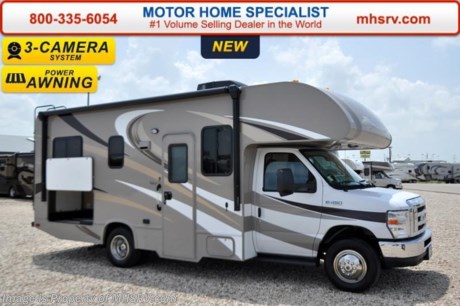 /TX 6/28/16 &lt;a href=&quot;http://www.mhsrv.com/thor-motor-coach/&quot;&gt;&lt;img src=&quot;http://www.mhsrv.com/images/sold-thor.jpg&quot; width=&quot;383&quot; height=&quot;141&quot; border=&quot;0&quot; /&gt;&lt;/a&gt;   #1 Volume Selling Motor Home Dealer in the World. MSRP $87,388. New 2016 Thor Motor Coach Four Winds Class C RV Model 23U with Ford E-450 chassis, Ford Triton V-10 engine &amp; 8,000 lb. trailer hitch. This unit measures approximately 24 feet 10 inches in length. Optional equipment includes the all new HD-Max exterior color, convection microwave, Leatherette U-shaped dinette, child safety tether, upgraded A/C, exterior shower, heated holding tanks, second auxiliary battery, wheel liners, keyless cab entry, valve stem extenders, spare tire, back up monitor, heated &amp; remote exterior mirrors with side cameras, leatherette driver &amp; passenger chairs, cockpit carpet mat and wood dash applique. The Four Winds Class C RV has an incredible list of standard features for 2016 as well including Mega exterior storage, power windows and locks, power patio awning with integrated LED lighting, roof ladder, in-dash media center w/DVD/CD/AM/FM &amp; Bluetooth, deluxe exterior mirrors, bunk ladder, U-shaped dinette, refrigerator, icrowave, flip-up counter-top extension, large TV on swivel in cab-over, power vent in bath, skylight above shower, 4000 Onan generator, auto transfer switch, roof A/C, cab A/C, battery disconnect switch, auxiliary battery, gas/electric water heater and much more. For additional information, brochures, and videos please visit Motor Home Specialist at  MHSRV .com or Call 800-335-6054. At Motor Home Specialist we DO NOT charge any prep or orientation fees like you will find at other dealerships. All sale prices include a 200 point inspection, interior and exterior wash &amp; detail of vehicle, a thorough coach orientation with an MHS technician, an RV Starter&#39;s kit, a night stay in our delivery park featuring landscaped and covered pads with full hook-ups and much more. Free airport shuttle available with purchase for out-of-town buyers. Read From THOUSANDS of Testimonials at MHSRV .com and See What They Had to Say About Their Experience at Motor Home Specialist. WHY PAY MORE?...... WHY SETTLE FOR LESS? 