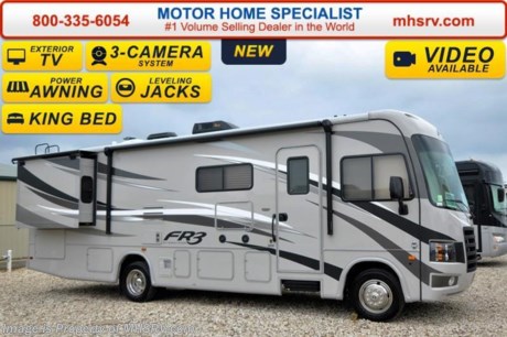 /SOLD - 7/16/15- WI
 Family Owned &amp; Operated and the #1 Volume Selling Motor Home Dealer in the World as well as the #1 FR3 Dealer in the World.  &lt;object width=&quot;400&quot; height=&quot;300&quot;&gt;&lt;param name=&quot;movie&quot; value=&quot;http://www.youtube.com/v/tQnSUaEb7no?version=3&amp;amp;hl=en_US&quot;&gt;&lt;/param&gt;&lt;param name=&quot;allowFullScreen&quot; value=&quot;true&quot;&gt;&lt;/param&gt;&lt;param name=&quot;allowscriptaccess&quot; value=&quot;always&quot;&gt;&lt;/param&gt;&lt;embed src=&quot;http://www.youtube.com/v/tQnSUaEb7no?version=3&amp;amp;hl=en_US&quot; type=&quot;application/x-shockwave-flash&quot; width=&quot;400&quot; height=&quot;300&quot; allowscriptaccess=&quot;always&quot; allowfullscreen=&quot;true&quot;&gt;&lt;/embed&gt;&lt;/object&gt;  MSRP $113,215. New 2016 Forest River FR3 Model 30DS. This RV measures approximately 31 feet 10 inches in length &amp; features 2 slide-out rooms as well as a king size bed. The all new FR3 is a crossover Class A motor home with all the luxuries of a Class A at the price of a Class C motor home. Equipment includes automatic hydraulic leveling jacks, exterior entertainment center with Bluetooth capability, bedroom TV, a Ford Triton V-10 engine, power fold-away overhead bunk, living room TV, brushed nickel hardware and plumbing fixtures, heated enclosed tanks, 1-Piece windshield for panoramic view, valve stem extenders, color LCD back-up monitor with side view cameras, power front sun shade, Ultra Leather driver and passenger seating, exterior shower, power patio awning, &quot;SUPER STORAGE&quot; rear cargo compartment and much more. For additional coach information, brochures, window sticker, videos, photos, FR3 reviews, testimonials as well as additional information about Motor Home Specialist and our manufacturers&#39; please visit us at MHSRV .com or call 800-335-6054. At Motor Home Specialist we DO NOT charge any prep or orientation fees like you will find at other dealerships. All sale prices include a 200 point inspection, interior and exterior wash &amp; detail of vehicle, a thorough coach orientation with an MHS technician, an RV Starter&#39;s kit, a night stay in our delivery park featuring landscaped and covered pads with full hook-ups and much more. Free airport shuttle available with purchase for out-of-town buyers. WHY PAY MORE?... WHY SETTLE FOR LESS?  
&lt;object width=&quot;400&quot; height=&quot;300&quot;&gt;&lt;param name=&quot;movie&quot; value=&quot;http://www.youtube.com/v/Pu7wgPgva2o?version=3&amp;amp;hl=en_US&quot;&gt;&lt;/param&gt;&lt;param name=&quot;allowFullScreen&quot; value=&quot;true&quot;&gt;&lt;/param&gt;&lt;param name=&quot;allowscriptaccess&quot; value=&quot;always&quot;&gt;&lt;/param&gt;&lt;embed src=&quot;http://www.youtube.com/v/Pu7wgPgva2o?version=3&amp;amp;hl=en_US&quot; type=&quot;application/x-shockwave-flash&quot; width=&quot;400&quot; height=&quot;300&quot; allowscriptaccess=&quot;always&quot; allowfullscreen=&quot;true&quot;&gt;&lt;/embed&gt;&lt;/object&gt;