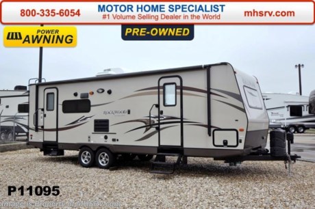 /TX 4/20/15 &lt;a href=&quot;http://www.mhsrv.com/travel-trailers/&quot;&gt;&lt;img src=&quot;http://www.mhsrv.com/images/sold-traveltrailer.jpg&quot; width=&quot;383&quot; height=&quot;141&quot; border=&quot;0&quot;/&gt;&lt;/a&gt;
Used DRV RV for Sale- 2014 Rockwood Ultra light 2604WS is approximately 26 feet 2 inches in length with 2 slides, power patio awning, slide-out room toppers, water heater, pass-thru storage, aluminum wheels, exterior grill, black water tank rinsing system, tank heater, exterior shower, roof ladder, ducted roof AC, living room LCD TV, sofa with sleeper, day/night shades, microwave, 3 burner range with oven, solid surface counter, sink covers, refrigerator, all in 1 bath, glass door shower, and much more. For additional information and photos please visit Motor Home Specialist at www.MHSRV .com or call 800-335-6054.