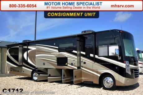/FL 6-30-15 &lt;a href=&quot;http://www.mhsrv.com/thor-motor-coach/&quot;&gt;&lt;img src=&quot;http://www.mhsrv.com/images/sold-thor.jpg&quot; width=&quot;383&quot; height=&quot;141&quot; border=&quot;0&quot;/&gt;&lt;/a&gt;
**Consignment** Used Thor Motor Coach RV for Sale- 2015 Thor Motor Coach Challenger 37GT with 3 slides and 4,954 miles. This RV is approximately 37 feet in length with a Ford V10 engine, Ford chassis, power mirrors with heat, power privacy shades, 5.5KW Onan generator with AGS, slide-out room toppers, gas/electric water heater, pass-thru storage with side swing baggage doors, aluminum wheels, exterior shower, 5K lb. hitch, automatic leveling system, 3 camera monitoring system, exterior TV, Xantrax inverter, dual pane windows, convection microwave, all in 1 bath, cab over bunk, 2 ducted roof A/Cs and 3 LCD TVs.  For additional information and photos please visit Motor Home Specialist at www.MHSRV .com or call 800-335-6054.