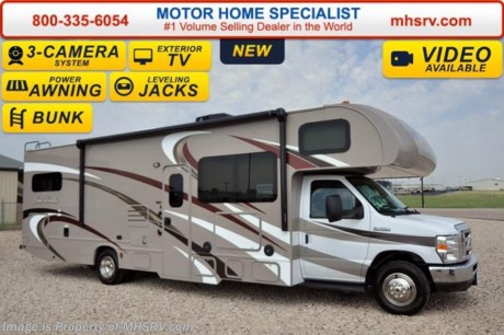 /OR 10-25-16 &lt;a href=&quot;http://www.mhsrv.com/thor-motor-coach/&quot;&gt;&lt;img src=&quot;http://www.mhsrv.com/images/sold-thor.jpg&quot; width=&quot;383&quot; height=&quot;141&quot; border=&quot;0&quot;/&gt;&lt;/a&gt;    #1 Volume Selling Motor Home Dealer &amp; Thor Motor Coach Dealer in the World. &lt;iframe width=&quot;400&quot; height=&quot;300&quot; src=&quot;https://www.youtube.com/embed/VZXdH99Xe00&quot; frameborder=&quot;0&quot; allowfullscreen&gt;&lt;/iframe&gt; MSRP $112,514. New 2016 Thor Motor Coach Four Winds Class C RV Model 31E bunk model with Ford E-450 chassis, Ford Triton V-10 engine &amp; 8,000 lb. trailer hitch. This unit measures approximately 32 feet 7 inches in length with a full-wall slide-out room, (2) LCD TVs with DVD player combo in the bunk beds and fully automatic leveling jacks. Options include the Premier Package which features a solid surface kitchen counter-top, roller shades, electronics power charging station, kitchen water filter system, LED ceiling lights, black tank flush, 30&quot; OTR microwave and a coach radio system with exterior speakers. Additional options include the all new HD-Max exterior color, exterior TV, leatherette sofa, dual child safety tethers, (2) attic fans, a 15.0 BTU A/C upgrade, second auxiliary battery, spare tire kit, heated remote exterior mirrors with side cameras, power driver&#39;s seat, leatherette driver/passenger chairs, cockpit carpet mat and wood dash applique. The Four Winds Class C RV has an incredible list of standard features for 2016 as well including heated tanks, power windows and locks, power patio awning with integrated LED lighting, roof ladder, in-dash media center w/DVD/CD/AM/FM &amp; Bluetooth, deluxe exterior mirrors, oven, microwave, power vent in bath, skylight above shower, 4,000 Onan generator, auto transfer switch, cab A/C, battery disconnect switch, auxiliary battery (2 aux. batteries on 31 W model), gas/electric water heater and the RAPID CAMP remote system. Rapid Camp allows you to operate your slide-out room, generator, power awning, selective lighting and more all from a touchscreen remote control. For additional information, brochures, and videos please visit Motor Home Specialist at  MHSRV .com or Call 800-335-6054. At Motor Home Specialist we DO NOT charge any prep or orientation fees like you will find at other dealerships. All sale prices include a 200 point inspection, interior and exterior wash &amp; detail of vehicle, a thorough coach orientation with an MHS technician, an RV Starter&#39;s kit, a night stay in our delivery park featuring landscaped and covered pads with full hook-ups and much more. Free airport shuttle available with purchase for out-of-town buyers. Read From THOUSANDS of Testimonials at MHSRV .com and See What They Had to Say About Their Experience at Motor Home Specialist. WHY PAY MORE?...... WHY SETTLE FOR LESS? 