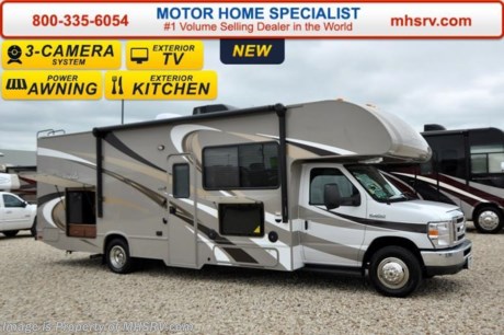 /TX 5/29/15 &lt;a href=&quot;http://www.mhsrv.com/thor-motor-coach/&quot;&gt;&lt;img src=&quot;http://www.mhsrv.com/images/sold-thor.jpg&quot; width=&quot;383&quot; height=&quot;141&quot; border=&quot;0&quot; /&gt;&lt;/a&gt; #1 Volume Selling Motor Home Dealer in the World. MSRP $104,032. New 2016 Thor Motor Coach Four Winds Class C RV Model 29G with Ford E-450 chassis, Ford Triton V-10 engine &amp; 8,000 lb. trailer hitch. This unit measures approximately 29 feet 11 inches in length with two slides, heated tanks, power patio awning and exterior kitchen. Optional equipment includes the all new HD-Max exterior color, bedroom TV, exterior TV, convection microwave, leatherette sofa, child safety tether, attic fan, upgraded A/C, exterior shower, second auxiliary battery, spare tire, heated &amp; remote exterior mirrors with side cameras, power drivers seat, leatherette driver &amp; passenger chairs, cockpit carpet mat and wood dash applique. The Four Winds Class C RV has an incredible list of standard features for 2016 as well including power windows and locks, power patio awning with integrated LED lighting, roof ladder, in-dash media center w/DVD/CD/AM/FM &amp; Bluetooth, deluxe exterior mirrors, bunk ladder, refrigerator, oven, microwave, power vent in bath, skylight above shower, 4000 Onan generator, auto transfer switch, roof A/C, cab A/C, battery disconnect switch, auxiliary battery, gas/electric water heater and much more. For additional information, brochures, and videos please visit Motor Home Specialist at  MHSRV .com or Call 800-335-6054. At Motor Home Specialist we DO NOT charge any prep or orientation fees like you will find at other dealerships. All sale prices include a 200 point inspection, interior and exterior wash &amp; detail of vehicle, a thorough coach orientation with an MHS technician, an RV Starter&#39;s kit, a night stay in our delivery park featuring landscaped and covered pads with full hook-ups and much more. Free airport shuttle available with purchase for out-of-town buyers. Read From THOUSANDS of Testimonials at MHSRV .com and See What They Had to Say About Their Experience at Motor Home Specialist. WHY PAY MORE?...... WHY SETTLE FOR LESS? 