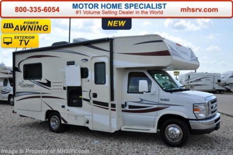 /SOLD - 7/16/15- TX
Family Owned &amp; Operated and the #1 Volume Selling Motor Home Dealer in the World as well as the #1 Coachmen Dealer in the World. &lt;object width=&quot;400&quot; height=&quot;300&quot;&gt;&lt;param name=&quot;movie&quot; value=&quot;http://www.youtube.com/v/fBpsq4hH-Ws?version=3&amp;amp;hl=en_US&quot;&gt;&lt;/param&gt;&lt;param name=&quot;allowFullScreen&quot; value=&quot;true&quot;&gt;&lt;/param&gt;&lt;param name=&quot;allowscriptaccess&quot; value=&quot;always&quot;&gt;&lt;/param&gt;&lt;embed src=&quot;http://www.youtube.com/v/fBpsq4hH-Ws?version=3&amp;amp;hl=en_US&quot; type=&quot;application/x-shockwave-flash&quot; width=&quot;400&quot; height=&quot;300&quot; allowscriptaccess=&quot;always&quot; allowfullscreen=&quot;true&quot;&gt;&lt;/embed&gt;&lt;/object&gt;  
MSRP $82,997. New 2016 Coachmen Freelander Model 21QBF. This Class C RV measures approximately 23 feet 11 inches in length and features a large U-shaped booth &amp; plenty of sleeping areas. This beautiful class C RV includes Coachmen&#39;s Lead Dog Package featuring tinted windows, 3 burner range with oven, stainless steel wheel inserts, back-up camera, power awning, LED exterior &amp; interior lighting, solar ready, rear ladder, 50 gallon freshwater tank, slide-out awnings (when applicable), 5,000 lb. hitch &amp; wire, glass door shower, Onan generator, 80&quot; long bed, roller bearing drawer glides, Azdel Composite sidewall, Thermo-foil counter-tops and Travel easy roadside assistance.  Additional options include the beautiful Platinum wood color, swivel passenger seat, exterior privacy windshield cover, spare tire, heated tanks, child safety net &amp; ladder, cockpit table, exterior entertainment center and a LCD TV with DVD player. The Coachmen Freelander 21QBF also features a Ford E-350 chassis, Ford V10 engine, a 55 gallon fuel tank and much more.  For additional coach information, brochures, window sticker, videos, photos, Freelander reviews, testimonials as well as additional information about Motor Home Specialist and our manufacturers&#39; please visit us at MHSRV .com or call 800-335-6054. At Motor Home Specialist we DO NOT charge any prep or orientation fees like you will find at other dealerships. All sale prices include a 200 point inspection, interior and exterior wash &amp; detail of vehicle, a thorough coach orientation with an MHS technician, an RV Starter&#39;s kit, a night stay in our delivery park featuring landscaped and covered pads with full hook-ups and much more. Free airport shuttle available with purchase for out-of-town buyers. WHY PAY MORE?... WHY SETTLE FOR LESS?  