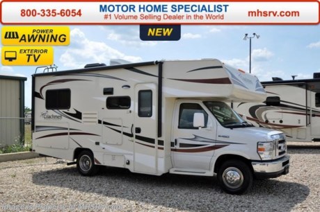 /TX &lt;a href=&quot;http://www.mhsrv.com/coachmen-rv/&quot;&gt;&lt;img src=&quot;http://www.mhsrv.com/images/sold-coachmen.jpg&quot; width=&quot;383&quot; height=&quot;141&quot; border=&quot;0&quot;/&gt;&lt;/a&gt;
Family Owned &amp; Operated and the #1 Volume Selling Motor Home Dealer in the World as well as the #1 Coachmen Dealer in the World. &lt;object width=&quot;400&quot; height=&quot;300&quot;&gt;&lt;param name=&quot;movie&quot; value=&quot;http://www.youtube.com/v/fBpsq4hH-Ws?version=3&amp;amp;hl=en_US&quot;&gt;&lt;/param&gt;&lt;param name=&quot;allowFullScreen&quot; value=&quot;true&quot;&gt;&lt;/param&gt;&lt;param name=&quot;allowscriptaccess&quot; value=&quot;always&quot;&gt;&lt;/param&gt;&lt;embed src=&quot;http://www.youtube.com/v/fBpsq4hH-Ws?version=3&amp;amp;hl=en_US&quot; type=&quot;application/x-shockwave-flash&quot; width=&quot;400&quot; height=&quot;300&quot; allowscriptaccess=&quot;always&quot; allowfullscreen=&quot;true&quot;&gt;&lt;/embed&gt;&lt;/object&gt;  
MSRP $82,997. New 2016 Coachmen Freelander Model 21QBF. This Class C RV measures approximately 23 feet 11 inches in length and features a large U-shaped booth &amp; plenty of sleeping areas. This beautiful class C RV includes Coachmen&#39;s Lead Dog Package featuring tinted windows, 3 burner range with oven, stainless steel wheel inserts, back-up camera, power awning, LED exterior &amp; interior lighting, solar ready, rear ladder, 50 gallon freshwater tank, slide-out awnings (when applicable), 5,000 lb. hitch &amp; wire, glass door shower, Onan generator, 80&quot; long bed, roller bearing drawer glides, Azdel Composite sidewall, Thermo-foil counter-tops and Travel easy roadside assistance.  Additional options include the beautiful Platinum wood color, swivel passenger seat, exterior privacy windshield cover, spare tire, heated tanks, child safety net &amp; ladder, cockpit table, exterior entertainment center and a LCD TV with DVD player. The Coachmen Freelander 21QBF also features a Ford E-350 chassis, Ford V10 engine, a 55 gallon fuel tank and much more.  For additional coach information, brochures, window sticker, videos, photos, Freelander reviews, testimonials as well as additional information about Motor Home Specialist and our manufacturers&#39; please visit us at MHSRV .com or call 800-335-6054. At Motor Home Specialist we DO NOT charge any prep or orientation fees like you will find at other dealerships. All sale prices include a 200 point inspection, interior and exterior wash &amp; detail of vehicle, a thorough coach orientation with an MHS technician, an RV Starter&#39;s kit, a night stay in our delivery park featuring landscaped and covered pads with full hook-ups and much more. Free airport shuttle available with purchase for out-of-town buyers. WHY PAY MORE?... WHY SETTLE FOR LESS?  
