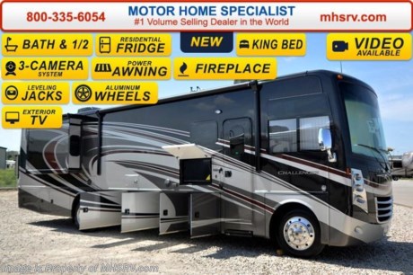 /TX 6-30-15 &lt;a href=&quot;http://www.mhsrv.com/thor-motor-coach/&quot;&gt;&lt;img src=&quot;http://www.mhsrv.com/images/sold-thor.jpg&quot; width=&quot;383&quot; height=&quot;141&quot; border=&quot;0&quot;/&gt;&lt;/a&gt;
 &lt;object width=&quot;400&quot; height=&quot;300&quot;&gt;&lt;param name=&quot;movie&quot; value=&quot;//www.youtube.com/v/bN591K_alkM?hl=en_US&amp;amp;version=3&quot;&gt;&lt;/param&gt;&lt;param name=&quot;allowFullScreen&quot; value=&quot;true&quot;&gt;&lt;/param&gt;&lt;param name=&quot;allowscriptaccess&quot; value=&quot;always&quot;&gt;&lt;/param&gt;&lt;embed src=&quot;//www.youtube.com/v/bN591K_alkM?hl=en_US&amp;amp;version=3&quot; type=&quot;application/x-shockwave-flash&quot; width=&quot;400&quot; height=&quot;300&quot; allowscriptaccess=&quot;always&quot; allowfullscreen=&quot;true&quot;&gt;&lt;/embed&gt;&lt;/object&gt;  MSRP $166,989. The new 2015 Thor Motor Coach Challenger 37LX bath &amp; 1/2 features frameless windows, Flexsteel driver and passenger&#39;s chairs, detachable shore cord, 100 gallon fresh water tank, exterior speakers, LED lighting, beautiful decor, Whirlpool microwave, residential refrigerator, 1800 Watt inverter and a bedroom TV. This luxury RV measures approximately 38 feet 1 inch in length and features (2) slide-out rooms including a driver&#39;s side full wall slide, booth dinette, fireplace and a 40&quot; LCD TV with sound bar! Options include the beautiful full body paint exterior and frameless dual pane windows. The 2015 Thor Motor Coach Challenger also features one of the most impressive lists of standard equipment in the RV industry including a Ford Triton V-10 engine, 5-speed automatic transmission, 22-Series ford chassis with aluminum wheels, fully automatic hydraulic leveling system, electric patio awning with LED lighting, side hinged baggage doors, exterior entertainment package, iPod docking station, DVD, LCD TVs, day/night shades, solid surface kitchen counter, dual roof A/C units, 5500 Onan generator, gas/electric water heater, heated and enclosed holding tanks and much more. For additional coach information, brochure, window sticker, videos, photos, reviews &amp; testimonials please visit Motor Home Specialist at MHSRV .com or call 800-335-6054. At MHS we DO NOT charge any prep or orientation fees like you will find at other dealerships. All sale prices include a 200 point inspection, interior &amp; exterior wash &amp; detail of vehicle, a thorough coach orientation with an MHS technician, an RV Starter&#39;s kit, a nights stay in our delivery park featuring landscaped and covered pads with full hook-ups and much more. WHY PAY MORE?... WHY SETTLE FOR LESS? &lt;object width=&quot;400&quot; height=&quot;300&quot;&gt;&lt;param name=&quot;movie&quot; value=&quot;//www.youtube.com/v/VZXdH99Xe00?hl=en_US&amp;amp;version=3&quot;&gt;&lt;/param&gt;&lt;param name=&quot;allowFullScreen&quot; value=&quot;true&quot;&gt;&lt;/param&gt;&lt;param name=&quot;allowscriptaccess&quot; value=&quot;always&quot;&gt;&lt;/param&gt;&lt;embed src=&quot;//www.youtube.com/v/VZXdH99Xe00?hl=en_US&amp;amp;version=3&quot; type=&quot;application/x-shockwave-flash&quot; width=&quot;400&quot; height=&quot;300&quot; allowscriptaccess=&quot;always&quot; allowfullscreen=&quot;true&quot;&gt;&lt;/embed&gt;&lt;/object&gt;
