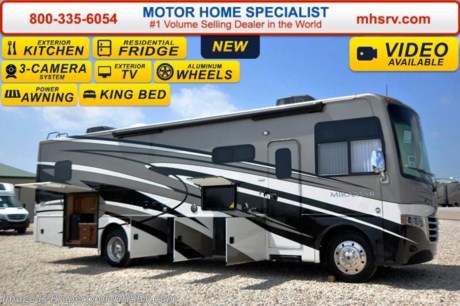 /AK 4/20/15 &lt;a href=&quot;http://www.mhsrv.com/thor-motor-coach/&quot;&gt;&lt;img src=&quot;http://www.mhsrv.com/images/sold-thor.jpg&quot; width=&quot;383&quot; height=&quot;141&quot; border=&quot;0&quot;/&gt;&lt;/a&gt;
Receive a $2,000 VISA Gift Card with purchase from Motor Home Specialist while supplies last.  Family Owned &amp; Operated and the #1 Volume Selling Motor Home Dealer in the World as well as the #1 Thor Motor Coach Dealer in the World. &lt;object width=&quot;400&quot; height=&quot;300&quot;&gt;&lt;param name=&quot;movie&quot; value=&quot;//www.youtube.com/v/43jBXBFPE9s?version=3&amp;amp;hl=en_US&quot;&gt;&lt;/param&gt;&lt;param name=&quot;allowFullScreen&quot; value=&quot;true&quot;&gt;&lt;/param&gt;&lt;param name=&quot;allowscriptaccess&quot; value=&quot;always&quot;&gt;&lt;/param&gt;&lt;embed src=&quot;//www.youtube.com/v/43jBXBFPE9s?version=3&amp;amp;hl=en_US&quot; type=&quot;application/x-shockwave-flash&quot; width=&quot;400&quot; height=&quot;300&quot; allowscriptaccess=&quot;always&quot; allowfullscreen=&quot;true&quot;&gt;&lt;/embed&gt;&lt;/object&gt; 
&lt;object width=&quot;400&quot; height=&quot;300&quot;&gt;&lt;param name=&quot;movie&quot; value=&quot;http://www.youtube.com/v/_D_MrYPO4yY?version=3&amp;amp;hl=en_US&quot;&gt;&lt;/param&gt;&lt;param name=&quot;allowFullScreen&quot; value=&quot;true&quot;&gt;&lt;/param&gt;&lt;param name=&quot;allowscriptaccess&quot; value=&quot;always&quot;&gt;&lt;/param&gt;&lt;embed src=&quot;http://www.youtube.com/v/_D_MrYPO4yY?version=3&amp;amp;hl=en_US&quot; type=&quot;application/x-shockwave-flash&quot; width=&quot;400&quot; height=&quot;300&quot; allowscriptaccess=&quot;always&quot; allowfullscreen=&quot;true&quot;&gt;&lt;/embed&gt;&lt;/object&gt;
MSRP $156,857. The New 2015 Thor Motor Coach Miramar 33.5 Model. This luxury class A gas motor home measures approximately 34 feet 7 inches in length and features an exterior entertainment center with TV, theater seating and a king size bed. Optional equipment includes the beautiful full body paint exterior, power driver&#39;s seat and an exterior kitchen that includes a refrigerator, sink and portable gas grill. The 2015 Thor Motor Coach Miramar also features one of the most impressive lists of standard equipment in the RV industry including a Ford Triton V-10 engine, 5-speed automatic transmission, Ford 22 Series chassis with 22.5 Michelin tires and high polished aluminum wheels, automatic leveling system with touch pad controls, power patio awning with LED lights, frameless windows, slide-out room awning toppers, heated/remote exterior mirrors with integrated side view cameras, side hinged baggage doors, halogen headlamps with LED accent lights, heated and enclosed holding tanks, residential refrigerator, solid surface kitchen sink, LCD TVs, DVD, 5500 Onan generator, gas/electric water heater and much more. For additional coach information, brochure, window sticker, videos, photos, Miramar customer reviews &amp; testimonials please visit Motor Home Specialist at MHSRV .com or call 800-335-6054. At MHS we DO NOT charge any prep or orientation fees like you will find at other dealerships. All sale prices include a 200 point inspection, interior &amp; exterior wash &amp; detail of vehicle, a thorough coach orientation with an MHS technician, an RV Starter&#39;s kit, a nights stay in our delivery park featuring landscaped and covered pads with full hook-ups and much more. WHY PAY MORE?... WHY SETTLE FOR LESS? &lt;object width=&quot;400&quot; height=&quot;300&quot;&gt;&lt;param name=&quot;movie&quot; value=&quot;//www.youtube.com/v/wsGkgVdi1T8?version=3&amp;amp;hl=en_US&quot;&gt;&lt;/param&gt;&lt;param name=&quot;allowFullScreen&quot; value=&quot;true&quot;&gt;&lt;/param&gt;&lt;param name=&quot;allowscriptaccess&quot; value=&quot;always&quot;&gt;&lt;/param&gt;&lt;embed src=&quot;//www.youtube.com/v/wsGkgVdi1T8?version=3&amp;amp;hl=en_US&quot; type=&quot;application/x-shockwave-flash&quot; width=&quot;400&quot; height=&quot;300&quot; allowscriptaccess=&quot;always&quot; allowfullscreen=&quot;true&quot;&gt;&lt;/embed&gt;&lt;/object&gt;