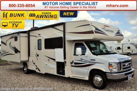 /OK 11-5-15 &lt;a href=&quot;http://www.mhsrv.com/coachmen-rv/&quot;&gt;&lt;img src=&quot;http://www.mhsrv.com/images/sold-coachmen.jpg&quot; width=&quot;383&quot; height=&quot;141&quot; border=&quot;0&quot;/&gt;&lt;/a&gt;
Receive a $1,000 VISA Gift Card with purchase from Motor Home Specialist while supplies last.  Family Owned &amp; Operated and the #1 Volume Selling Motor Home Dealer in the World as well as the #1 Coachmen Dealer in the World. &lt;object width=&quot;400&quot; height=&quot;300&quot;&gt;&lt;param name=&quot;movie&quot; value=&quot;http://www.youtube.com/v/fBpsq4hH-Ws?version=3&amp;amp;hl=en_US&quot;&gt;&lt;/param&gt;&lt;param name=&quot;allowFullScreen&quot; value=&quot;true&quot;&gt;&lt;/param&gt;&lt;param name=&quot;allowscriptaccess&quot; value=&quot;always&quot;&gt;&lt;/param&gt;&lt;embed src=&quot;http://www.youtube.com/v/fBpsq4hH-Ws?version=3&amp;amp;hl=en_US&quot; type=&quot;application/x-shockwave-flash&quot; width=&quot;400&quot; height=&quot;300&quot; allowscriptaccess=&quot;always&quot; allowfullscreen=&quot;true&quot;&gt;&lt;/embed&gt;&lt;/object&gt;  
MSRP $96,072. New 2016 Coachmen Freelander Model 32BHF. This Class C RV measures approximately 32 feet 11 inches in length with 2 slides and bunk beds. This beautiful class C RV includes Coachmen&#39;s Lead Dog Package featuring tinted windows, 3 burner range with oven, stainless steel wheel inserts, back-up camera, power awning, LED exterior &amp; interior lighting, solar ready, rear ladder, 50 gallon freshwater tank, slide-out awnings (when applicable), 7,500 lb. hitch &amp; wire, glass door shower, Onan generator, 80&quot; long bed, roller bearing drawer glides, Azdel Composite sidewall, Thermo-foil counter-tops and Travel easy roadside assistance.  Additional options include the beautiful Platinum wood color, swivel driver seat, exterior privacy windshield cover, air assist suspension, spare tire, heated tanks, child safety net &amp; ladder, cockpit table, 15.0K BTU A/C with heat pump, exterior entertainment center, coach LCD TV with DVD player and the Bunk Bed Entertainment Package which features 2 TV/DVD players. The Coachmen Freelander 32BHF also features a Ford E-450 chassis, Ford V10 engine, a 55 gallon fuel tank and much more. For additional coach information, brochures, window sticker, videos, photos, Freelander reviews, testimonials as well as additional information about Motor Home Specialist and our manufacturers&#39; please visit us at MHSRV .com or call 800-335-6054. At Motor Home Specialist we DO NOT charge any prep or orientation fees like you will find at other dealerships. All sale prices include a 200 point inspection, interior and exterior wash &amp; detail of vehicle, a thorough coach orientation with an MHS technician, an RV Starter&#39;s kit, a night stay in our delivery park featuring landscaped and covered pads with full hook-ups and much more. Free airport shuttle available with purchase for out-of-town buyers. WHY PAY MORE?... WHY SETTLE FOR LESS?  