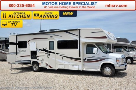 /SOLD 9/28/15 TX
Family Owned &amp; Operated and the #1 Volume Selling Motor Home Dealer in the World as well as the #1 Coachmen Dealer in the World. &lt;object width=&quot;400&quot; height=&quot;300&quot;&gt;&lt;param name=&quot;movie&quot; value=&quot;http://www.youtube.com/v/fBpsq4hH-Ws?version=3&amp;amp;hl=en_US&quot;&gt;&lt;/param&gt;&lt;param name=&quot;allowFullScreen&quot; value=&quot;true&quot;&gt;&lt;/param&gt;&lt;param name=&quot;allowscriptaccess&quot; value=&quot;always&quot;&gt;&lt;/param&gt;&lt;embed src=&quot;http://www.youtube.com/v/fBpsq4hH-Ws?version=3&amp;amp;hl=en_US&quot; type=&quot;application/x-shockwave-flash&quot; width=&quot;400&quot; height=&quot;300&quot; allowscriptaccess=&quot;always&quot; allowfullscreen=&quot;true&quot;&gt;&lt;/embed&gt;&lt;/object&gt;  
MSRP $91,011. New 2016 Coachmen Freelander Model 29KSF. This Class C RV measures approximately 31 feet 1 inches in length with a slide, outside kitchen &amp; plenty of sleeping areas. This beautiful class C RV includes Coachmen&#39;s Lead Dog Package featuring tinted windows, 3 burner range with oven, stainless steel wheel inserts, back-up camera, power awning, LED exterior &amp; interior lighting, solar ready, rear ladder, 50 gallon freshwater tank, slide-out awnings (when applicable), 7,500 lb. hitch &amp; wire, glass door shower, Onan generator, 80&quot; long bed, roller bearing drawer glides, Azdel Composite sidewall, Thermo-foil counter-tops and Travel easy roadside assistance.  Additional options include the beautiful Platinum wood color, swivel driver seat, exterior privacy windshield cover, air assist suspension, spare tire, heated tanks, child safety net &amp; ladder, cockpit table, 15.0K BTU A/C with heat pump, exterior entertainment center, coach LCD TV with DVD player and the exterior kitchen set up which includes a exterior table, sink &amp; refrigerator. The Coachmen Freelander 29KSF also features a Ford E-450 chassis, Ford V10 engine, a 55 gallon fuel tank and much more. For additional coach information, brochures, window sticker, videos, photos, Freelander reviews, testimonials as well as additional information about Motor Home Specialist and our manufacturers&#39; please visit us at MHSRV .com or call 800-335-6054. At Motor Home Specialist we DO NOT charge any prep or orientation fees like you will find at other dealerships. All sale prices include a 200 point inspection, interior and exterior wash &amp; detail of vehicle, a thorough coach orientation with an MHS technician, an RV Starter&#39;s kit, a night stay in our delivery park featuring landscaped and covered pads with full hook-ups and much more. Free airport shuttle available with purchase for out-of-town buyers. WHY PAY MORE?... WHY SETTLE FOR LESS?  