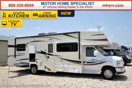 /TX 11-5-15 &lt;a href=&quot;http://www.mhsrv.com/coachmen-rv/&quot;&gt;&lt;img src=&quot;http://www.mhsrv.com/images/sold-coachmen.jpg&quot; width=&quot;383&quot; height=&quot;141&quot; border=&quot;0&quot;/&gt;&lt;/a&gt;
Family Owned &amp; Operated and the #1 Volume Selling Motor Home Dealer in the World as well as the #1 Coachmen Dealer in the World. &lt;object width=&quot;400&quot; height=&quot;300&quot;&gt;&lt;param name=&quot;movie&quot; value=&quot;http://www.youtube.com/v/fBpsq4hH-Ws?version=3&amp;amp;hl=en_US&quot;&gt;&lt;/param&gt;&lt;param name=&quot;allowFullScreen&quot; value=&quot;true&quot;&gt;&lt;/param&gt;&lt;param name=&quot;allowscriptaccess&quot; value=&quot;always&quot;&gt;&lt;/param&gt;&lt;embed src=&quot;http://www.youtube.com/v/fBpsq4hH-Ws?version=3&amp;amp;hl=en_US&quot; type=&quot;application/x-shockwave-flash&quot; width=&quot;400&quot; height=&quot;300&quot; allowscriptaccess=&quot;always&quot; allowfullscreen=&quot;true&quot;&gt;&lt;/embed&gt;&lt;/object&gt;  
MSRP $91,011. New 2016 Coachmen Freelander Model 29KSF. This Class C RV measures approximately 31 feet 1 inches in length with a slide, outside kitchen &amp; plenty of sleeping areas. This beautiful class C RV includes Coachmen&#39;s Lead Dog Package featuring tinted windows, 3 burner range with oven, stainless steel wheel inserts, back-up camera, power awning, LED exterior &amp; interior lighting, solar ready, rear ladder, 50 gallon freshwater tank, slide-out awnings (when applicable), 7,500 lb. hitch &amp; wire, glass door shower, Onan generator, 80&quot; long bed, roller bearing drawer glides, Azdel Composite sidewall, Thermo-foil counter-tops and Travel easy roadside assistance.  Additional options include the beautiful Platinum wood color, swivel driver seat, exterior privacy windshield cover, air assist suspension, spare tire, heated tanks, child safety net &amp; ladder, cockpit table, 15.0K BTU A/C with heat pump, exterior entertainment center, coach LCD TV with DVD player and the exterior kitchen set up which includes a exterior table, sink &amp; refrigerator. The Coachmen Freelander 29KSF also features a Ford E-450 chassis, Ford V10 engine, a 55 gallon fuel tank and much more. For additional coach information, brochures, window sticker, videos, photos, Freelander reviews, testimonials as well as additional information about Motor Home Specialist and our manufacturers&#39; please visit us at MHSRV .com or call 800-335-6054. At Motor Home Specialist we DO NOT charge any prep or orientation fees like you will find at other dealerships. All sale prices include a 200 point inspection, interior and exterior wash &amp; detail of vehicle, a thorough coach orientation with an MHS technician, an RV Starter&#39;s kit, a night stay in our delivery park featuring landscaped and covered pads with full hook-ups and much more. Free airport shuttle available with purchase for out-of-town buyers. WHY PAY MORE?... WHY SETTLE FOR LESS?  
