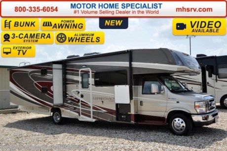 /TX 6/28/16 &lt;a href=&quot;http://www.mhsrv.com/coachmen-rv/&quot;&gt;&lt;img src=&quot;http://www.mhsrv.com/images/sold-coachmen.jpg&quot; width=&quot;383&quot; height=&quot;141&quot; border=&quot;0&quot; /&gt;&lt;/a&gt;  Family Owned &amp; Operated and the #1 Volume Selling Motor Home Dealer in the World as well as the #1 Coachmen in the World. &lt;object width=&quot;400&quot; height=&quot;300&quot;&gt;&lt;param name=&quot;movie&quot; value=&quot;//www.youtube.com/v/rUwAfncaG3M?version=3&amp;amp;hl=en_US&quot;&gt;&lt;/param&gt;&lt;param name=&quot;allowFullScreen&quot; value=&quot;true&quot;&gt;&lt;/param&gt;&lt;param name=&quot;allowscriptaccess&quot; value=&quot;always&quot;&gt;&lt;/param&gt;&lt;embed src=&quot;//www.youtube.com/v/rUwAfncaG3M?version=3&amp;amp;hl=en_US&quot; type=&quot;application/x-shockwave-flash&quot; width=&quot;400&quot; height=&quot;300&quot; allowscriptaccess=&quot;always&quot; allowfullscreen=&quot;true&quot;&gt;&lt;/embed&gt;&lt;/object&gt;  MSRP $111,632. New 2016 Coachmen Leprechaun Bunk Model. Model 320BHF. This Luxury Class C RV measures approximately 32 feet 11 inches in length and is powered by a Ford Triton V-10 engine and E-450 Super Duty chassis. This beautiful RV includes the Leprechaun Banner Edition which features tinted windows, rear ladder, upgraded sofa, child safety net and ladder (N/A with front entertainment center), Bluetooth AM/FM/CD monitoring &amp; back up camera, power awning, LED exterior &amp; interior lighting, pop-up power tower, 50 gallon fresh water tank, 5K lb. hitch &amp; wire, slide out awning, glass shower door, Onan generator, 80&quot; long bed, night shades, roller bearing drawer glides, Travel Easy Roadside Assistance &amp; Azdel composite sidewalls. Options include a beautiful full body paint exterior, a molded front cap W/LED lights, spare tire, swivel driver seat, exterior privacy windshield cover, aluminum rims, 15,000 BTU A/C with heat pump, air assist suspension, cockpit table, exterior entertainment center, bedroom LCD TV and the entertainment package featuring a large coach TV/DVD player &amp; two bunk TVs with DVD players. This amazing class C also features the Leprechaun Luxury package that includes side view cameras, driver &amp; passenger leatherette seat covers, heated &amp; remote mirrors, convection microwave, wood grain dash applique, upgraded Serta Mattress (N/A 260 DS), 6 gallon gas/electric water heater, dual coach batteries, cab-over &amp; bedroom power vent fan and heated tank pads.  For additional coach information, brochures, window sticker, videos, photos, Leprechaun reviews, testimonials as well as additional information about Motor Home Specialist and our manufacturers&#39; please visit us at MHSRV .com or call 800-335-6054. At Motor Home Specialist we DO NOT charge any prep or orientation fees like you will find at other dealerships. All sale prices include a 200 point inspection, interior and exterior wash &amp; detail of vehicle, a thorough coach orientation with an MHS technician, an RV Starter&#39;s kit, a night stay in our delivery park featuring landscaped and covered pads with full hook-ups and much more. Free airport shuttle available with purchase for out-of-town buyers. WHY PAY MORE?... WHY SETTLE FOR LESS?  &lt;object width=&quot;400&quot; height=&quot;300&quot;&gt;&lt;param name=&quot;movie&quot; value=&quot;http://www.youtube.com/v/fBpsq4hH-Ws?version=3&amp;amp;hl=en_US&quot;&gt;&lt;/param&gt;&lt;param name=&quot;allowFullScreen&quot; value=&quot;true&quot;&gt;&lt;/param&gt;&lt;param name=&quot;allowscriptaccess&quot; value=&quot;always&quot;&gt;&lt;/param&gt;&lt;embed src=&quot;http://www.youtube.com/v/fBpsq4hH-Ws?version=3&amp;amp;hl=en_US&quot; type=&quot;application/x-shockwave-flash&quot; width=&quot;400&quot; height=&quot;300&quot; allowscriptaccess=&quot;always&quot; allowfullscreen=&quot;true&quot;&gt;&lt;/embed&gt;&lt;/object&gt;