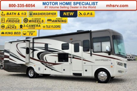 /SOLD 9/28/15 TX
Family Owned &amp; Operated and the #1 Volume Selling Motor Home Dealer in the World as well as the #1 Georgetown Dealer in the World. MSRP $165,423. New 2016 Forest River Georgetown: Model 360XL. This RV is approximately 37 feet 11 inches in length featuring 2 slide-out rooms, king bed and a residential refrigerator. Standard and optional equipment FOR 2016 includes a GPS navigation with Sirius Satellite radio, Prestige exterior paint, a 2nd ducted roof A/C with heat strip (rear), upgraded 15.0 ducted roof A/C with heat strip (front), Fantastic Fan in bathroom, power driver&#39;s seat, dual pane windows, washer/dryer combo, convection microwave with oven, front overhead bunk, porcelain tile, rear mud flap and exterior entertainment center. The all new 2016 Forest River Georgetown also features a Triton V-10 engine, aluminum wheels, 24,000 lb. Ford chassis, Arctic pack, 5500 Onan generator, side swing baggage doors, auto transfer switch, color side view cameras, power heated side mirrors, stainless steel appliances, flat panel TVs and much more. For additional coach information, brochures, window sticker, videos, photos, Georgetown reviews, testimonials as well as additional information about Motor Home Specialist and our manufacturers&#39; please visit us at MHSRV .com or call 800-335-6054. At Motor Home Specialist we DO NOT charge any prep or orientation fees like you will find at other dealerships. All sale prices include a 200 point inspection, interior and exterior wash &amp; detail of vehicle, a thorough coach orientation with an MHS technician, an RV Starter&#39;s kit, a night stay in our delivery park featuring landscaped and covered pads with full hook-ups and much more. Free airport shuttle available with purchase for out-of-town buyers. WHY PAY MORE?... WHY SETTLE FOR LESS?  &lt;object width=&quot;400&quot; height=&quot;300&quot;&gt;&lt;param name=&quot;movie&quot; value=&quot;http://www.youtube.com/v/fBpsq4hH-Ws?version=3&amp;amp;hl=en_US&quot;&gt;&lt;/param&gt;&lt;param name=&quot;allowFullScreen&quot; value=&quot;true&quot;&gt;&lt;/param&gt;&lt;param name=&quot;allowscriptaccess&quot; value=&quot;always&quot;&gt;&lt;/param&gt;&lt;embed src=&quot;http://www.youtube.com/v/fBpsq4hH-Ws?version=3&amp;amp;hl=en_US&quot; type=&quot;application/x-shockwave-flash&quot; width=&quot;400&quot; height=&quot;300&quot; allowscriptaccess=&quot;always&quot; allowfullscreen=&quot;true&quot;&gt;&lt;/embed&gt;&lt;/object&gt;