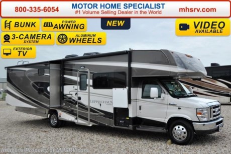 /SOLD 9/28/15 NM
Receive a $1,000 VISA Gift Card with purchase from Motor Home Specialist while supplies last.  Family Owned &amp; Operated and the #1 Volume Selling Motor Home Dealer in the World as well as the #1 Coachmen in the World. &lt;object width=&quot;400&quot; height=&quot;300&quot;&gt;&lt;param name=&quot;movie&quot; value=&quot;//www.youtube.com/v/rUwAfncaG3M?version=3&amp;amp;hl=en_US&quot;&gt;&lt;/param&gt;&lt;param name=&quot;allowFullScreen&quot; value=&quot;true&quot;&gt;&lt;/param&gt;&lt;param name=&quot;allowscriptaccess&quot; value=&quot;always&quot;&gt;&lt;/param&gt;&lt;embed src=&quot;//www.youtube.com/v/rUwAfncaG3M?version=3&amp;amp;hl=en_US&quot; type=&quot;application/x-shockwave-flash&quot; width=&quot;400&quot; height=&quot;300&quot; allowscriptaccess=&quot;always&quot; allowfullscreen=&quot;true&quot;&gt;&lt;/embed&gt;&lt;/object&gt;  MSRP $111,632. New 2016 Coachmen Leprechaun Bunk Model. Model 320BHF. This Luxury Class C RV measures approximately 32 feet 11 inches in length and is powered by a Ford Triton V-10 engine and E-450 Super Duty chassis. This beautiful RV includes the Leprechaun Banner Edition which features tinted windows, rear ladder, upgraded sofa, child safety net and ladder (N/A with front entertainment center), Bluetooth AM/FM/CD monitoring &amp; back up camera, power awning, LED exterior &amp; interior lighting, pop-up power tower, 50 gallon fresh water tank, 5K lb. hitch &amp; wire, slide out awning, glass shower door, Onan generator, 80&quot; long bed, night shades, roller bearing drawer glides, Travel Easy Roadside Assistance &amp; Azdel composite sidewalls. Options include a beautiful full body paint exterior, a molded front cap W/LED lights, spare tire, swivel driver seat, exterior privacy windshield cover, aluminum rims, 15,000 BTU A/C with heat pump, air assist suspension, cockpit table, exterior entertainment center, bedroom LCD TV and the entertainment package featuring a large coach TV/DVD player &amp; two bunk TVs with DVD players. This amazing class C also features the Leprechaun Luxury package that includes side view cameras, driver &amp; passenger leatherette seat covers, heated &amp; remote mirrors, convection microwave, wood grain dash applique, upgraded Serta Mattress (N/A 260 DS), 6 gallon gas/electric water heater, dual coach batteries, cab-over &amp; bedroom power vent fan and heated tank pads.  For additional coach information, brochures, window sticker, videos, photos, Leprechaun reviews, testimonials as well as additional information about Motor Home Specialist and our manufacturers&#39; please visit us at MHSRV .com or call 800-335-6054. At Motor Home Specialist we DO NOT charge any prep or orientation fees like you will find at other dealerships. All sale prices include a 200 point inspection, interior and exterior wash &amp; detail of vehicle, a thorough coach orientation with an MHS technician, an RV Starter&#39;s kit, a night stay in our delivery park featuring landscaped and covered pads with full hook-ups and much more. Free airport shuttle available with purchase for out-of-town buyers. WHY PAY MORE?... WHY SETTLE FOR LESS?  &lt;object width=&quot;400&quot; height=&quot;300&quot;&gt;&lt;param name=&quot;movie&quot; value=&quot;http://www.youtube.com/v/fBpsq4hH-Ws?version=3&amp;amp;hl=en_US&quot;&gt;&lt;/param&gt;&lt;param name=&quot;allowFullScreen&quot; value=&quot;true&quot;&gt;&lt;/param&gt;&lt;param name=&quot;allowscriptaccess&quot; value=&quot;always&quot;&gt;&lt;/param&gt;&lt;embed src=&quot;http://www.youtube.com/v/fBpsq4hH-Ws?version=3&amp;amp;hl=en_US&quot; type=&quot;application/x-shockwave-flash&quot; width=&quot;400&quot; height=&quot;300&quot; allowscriptaccess=&quot;always&quot; allowfullscreen=&quot;true&quot;&gt;&lt;/embed&gt;&lt;/object&gt;