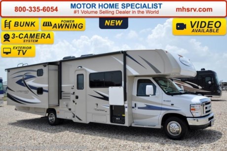 /WA 3/21/16 &lt;a href=&quot;http://www.mhsrv.com/coachmen-rv/&quot;&gt;&lt;img src=&quot;http://www.mhsrv.com/images/sold-coachmen.jpg&quot; width=&quot;383&quot; height=&quot;141&quot; border=&quot;0&quot;/&gt;&lt;/a&gt;
Family Owned &amp; Operated and the #1 Volume Selling Motor Home Dealer in the World as well as the #1 Coachmen in the World. &lt;object width=&quot;400&quot; height=&quot;300&quot;&gt;&lt;param name=&quot;movie&quot; value=&quot;//www.youtube.com/v/rUwAfncaG3M?version=3&amp;amp;hl=en_US&quot;&gt;&lt;/param&gt;&lt;param name=&quot;allowFullScreen&quot; value=&quot;true&quot;&gt;&lt;/param&gt;&lt;param name=&quot;allowscriptaccess&quot; value=&quot;always&quot;&gt;&lt;/param&gt;&lt;embed src=&quot;//www.youtube.com/v/rUwAfncaG3M?version=3&amp;amp;hl=en_US&quot; type=&quot;application/x-shockwave-flash&quot; width=&quot;400&quot; height=&quot;300&quot; allowscriptaccess=&quot;always&quot; allowfullscreen=&quot;true&quot;&gt;&lt;/embed&gt;&lt;/object&gt;  MSRP $103,388. New 2016 Coachmen Leprechaun Bunk Model. Model 320BHF. This Luxury Class C RV measures approximately 32 feet 11 inches in length and is powered by a Ford Triton V-10 engine and E-450 Super Duty chassis. This beautiful RV includes the Leprechaun Banner Edition which features tinted windows, rear ladder, upgraded sofa, child safety net and ladder (N/A with front entertainment center), Bluetooth AM/FM/CD monitoring &amp; back up camera, power awning, LED exterior &amp; interior lighting, pop-up power tower, 50 gallon fresh water tank, 5K lb. hitch &amp; wire, slide out awning, glass shower door, Onan generator, 80&quot; long bed, night shades, roller bearing drawer glides, Travel Easy Roadside Assistance &amp; Azdel composite sidewalls. Options include a molded front cap W/LED lights, spare tire, swivel driver seat, exterior privacy windshield cover, 15,000 BTU A/C with heat pump, air assist suspension, cockpit table, exterior entertainment center and the entertainment package featuring a large coach TV/DVD player &amp; two bunk TVs with DVD players. This amazing class C also features the Leprechaun Luxury package that includes side view cameras, driver &amp; passenger leatherette seat covers, heated &amp; remote mirrors, convection microwave, wood grain dash applique, upgraded Serta Mattress (N/A 260 DS), 6 gallon gas/electric water heater, dual coach batteries, cab-over &amp; bedroom power vent fan and heated tank pads.  For additional coach information, brochures, window sticker, videos, photos, Leprechaun reviews, testimonials as well as additional information about Motor Home Specialist and our manufacturers&#39; please visit us at MHSRV .com or call 800-335-6054. At Motor Home Specialist we DO NOT charge any prep or orientation fees like you will find at other dealerships. All sale prices include a 200 point inspection, interior and exterior wash &amp; detail of vehicle, a thorough coach orientation with an MHS technician, an RV Starter&#39;s kit, a night stay in our delivery park featuring landscaped and covered pads with full hook-ups and much more. Free airport shuttle available with purchase for out-of-town buyers. WHY PAY MORE?... WHY SETTLE FOR LESS?  &lt;object width=&quot;400&quot; height=&quot;300&quot;&gt;&lt;param name=&quot;movie&quot; value=&quot;http://www.youtube.com/v/fBpsq4hH-Ws?version=3&amp;amp;hl=en_US&quot;&gt;&lt;/param&gt;&lt;param name=&quot;allowFullScreen&quot; value=&quot;true&quot;&gt;&lt;/param&gt;&lt;param name=&quot;allowscriptaccess&quot; value=&quot;always&quot;&gt;&lt;/param&gt;&lt;embed src=&quot;http://www.youtube.com/v/fBpsq4hH-Ws?version=3&amp;amp;hl=en_US&quot; type=&quot;application/x-shockwave-flash&quot; width=&quot;400&quot; height=&quot;300&quot; allowscriptaccess=&quot;always&quot; allowfullscreen=&quot;true&quot;&gt;&lt;/embed&gt;&lt;/object&gt;