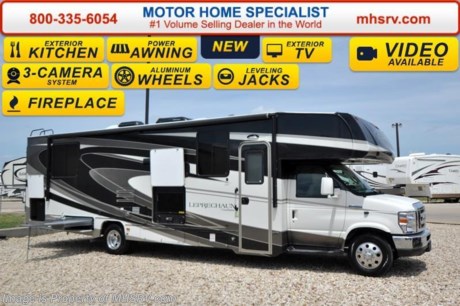 /TX 9-1-15 &lt;a href=&quot;http://www.mhsrv.com/coachmen-rv/&quot;&gt;&lt;img src=&quot;http://www.mhsrv.com/images/sold-coachmen.jpg&quot; width=&quot;383&quot; height=&quot;141&quot; border=&quot;0&quot;/&gt;&lt;/a&gt;
World&#39;s RV Show Sale Priced Now Through Sept 12, 2015. Call 800-335-6054 for Details. Family Owned &amp; Operated and the #1 Volume Selling Motor Home Dealer in the World as well as the #1 Coachmen in the World. &lt;object width=&quot;400&quot; height=&quot;300&quot;&gt;&lt;param name=&quot;movie&quot; value=&quot;//www.youtube.com/v/rUwAfncaG3M?version=3&amp;amp;hl=en_US&quot;&gt;&lt;/param&gt;&lt;param name=&quot;allowFullScreen&quot; value=&quot;true&quot;&gt;&lt;/param&gt;&lt;param name=&quot;allowscriptaccess&quot; value=&quot;always&quot;&gt;&lt;/param&gt;&lt;embed src=&quot;//www.youtube.com/v/rUwAfncaG3M?version=3&amp;amp;hl=en_US&quot; type=&quot;application/x-shockwave-flash&quot; width=&quot;400&quot; height=&quot;300&quot; allowscriptaccess=&quot;always&quot; allowfullscreen=&quot;true&quot;&gt;&lt;/embed&gt;&lt;/object&gt; 
MSRP $116,777. New 2016 Coachmen Leprechaun Model 319DSF. This Luxury Class C RV measures approximately 32 feet 11 inches in length and is powered by a Ford Triton V-10 engine and E-450 Super Duty chassis. This beautiful RV includes the Leprechaun Banner Edition which features tinted windows, rear ladder, upgraded sofa, child safety net and ladder (N/A with front entertainment center), Bluetooth AM/FM/CD monitoring &amp; back up camera, power awning, LED exterior &amp; interior lighting, pop-up power tower, 50 gallon fresh water tank, 5K lb. hitch &amp; wire, slide out awning, glass shower door, Onan generator, 80&quot; long bed, night shades, roller bearing drawer glides, Travel Easy Roadside Assistance &amp; Azdel composite sidewalls. Additional options include beautiful full body paint, aluminum rims, bedroom TV, hydraulic leveling jacks, molded front cap with LED lights, spare tire, swivel driver &amp; passenger seats, exterior privacy windshield cover, electric fireplace, 15,000 BTU A/C with heat pump, air assist suspension, cockpit table, 39&quot; LED TV on an electric lift, exterior entertainment center as well as an exterior camp table, sink and refrigerator. This amazing class C also features the Leprechaun Luxury package that includes side view cameras, driver &amp; passenger leatherette seat covers, heated &amp; remote mirrors, convection microwave, wood grain dash applique, upgraded Serta Mattress (N/A 260 DS), 6 gallon gas/electric water heater, dual coach batteries, cab-over &amp; bedroom power vent fan and heated tank pads. For additional coach information, brochures, window sticker, videos, photos, Leprechaun reviews, testimonials as well as additional information about Motor Home Specialist and our manufacturers&#39; please visit us at MHSRV .com or call 800-335-6054. At Motor Home Specialist we DO NOT charge any prep or orientation fees like you will find at other dealerships. All sale prices include a 200 point inspection, interior and exterior wash &amp; detail of vehicle, a thorough coach orientation with an MHS technician, an RV Starter&#39;s kit, a night stay in our delivery park featuring landscaped and covered pads with full hook-ups and much more. Free airport shuttle available with purchase for out-of-town buyers. WHY PAY MORE?... WHY SETTLE FOR LESS? 