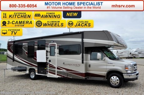/TX 4-11-16 &lt;a href=&quot;http://www.mhsrv.com/coachmen-rv/&quot;&gt;&lt;img src=&quot;http://www.mhsrv.com/images/sold-coachmen.jpg&quot; width=&quot;383&quot; height=&quot;141&quot; border=&quot;0&quot;/&gt;&lt;/a&gt;
Family Owned &amp; Operated and the #1 Volume Selling Motor Home Dealer in the World as well as the #1 Coachmen in the World. &lt;object width=&quot;400&quot; height=&quot;300&quot;&gt;&lt;param name=&quot;movie&quot; value=&quot;//www.youtube.com/v/rUwAfncaG3M?version=3&amp;amp;hl=en_US&quot;&gt;&lt;/param&gt;&lt;param name=&quot;allowFullScreen&quot; value=&quot;true&quot;&gt;&lt;/param&gt;&lt;param name=&quot;allowscriptaccess&quot; value=&quot;always&quot;&gt;&lt;/param&gt;&lt;embed src=&quot;//www.youtube.com/v/rUwAfncaG3M?version=3&amp;amp;hl=en_US&quot; type=&quot;application/x-shockwave-flash&quot; width=&quot;400&quot; height=&quot;300&quot; allowscriptaccess=&quot;always&quot; allowfullscreen=&quot;true&quot;&gt;&lt;/embed&gt;&lt;/object&gt; 
MSRP $116,413. New 2016 Coachmen Leprechaun Model 317SA. This Luxury Class C RV measures approximately 32 feet 11 inches in length and is powered by a Ford Triton V-10 engine and E-450 Super Duty chassis. This beautiful RV includes the Leprechaun Banner Edition which features tinted windows, rear ladder, upgraded sofa, child safety net and ladder (N/A with front entertainment center), Bluetooth AM/FM/CD monitoring &amp; back up camera, power awning, LED exterior &amp; interior lighting, pop-up power tower, 50 gallon fresh water tank, 5K lb. hitch &amp; wire, slide out awning, glass shower door, Onan generator, 80&quot; long bed, night shades, roller bearing drawer glides, Travel Easy Roadside Assistance &amp; Azdel composite sidewalls. Additional options include the beautiful full body paint exterior, dual recliners, automatic hydraulic leveling jacks, aluminum rims, bedroom LCD TV, molded front cap with LED lights, spare tire, swivel driver, exterior privacy windshield cover, 15,000 BTU A/C with heat pump, air assist suspension, cockpit table, LED TV, exterior entertainment center as well as an exterior camp table, sink and refrigerator. This amazing class C also features the Leprechaun Luxury package that includes side view cameras, driver &amp; passenger leatherette seat covers, heated &amp; remote mirrors, convection microwave, wood grain dash applique, upgraded Serta Mattress (N/A 260 DS), 6 gallon gas/electric water heater, dual coach batteries, cab-over &amp; bedroom power vent fan and heated tank pads. For additional coach information, brochures, window sticker, videos, photos, Leprechaun reviews, testimonials as well as additional information about Motor Home Specialist and our manufacturers&#39; please visit us at MHSRV .com or call 800-335-6054. At Motor Home Specialist we DO NOT charge any prep or orientation fees like you will find at other dealerships. All sale prices include a 200 point inspection, interior and exterior wash &amp; detail of vehicle, a thorough coach orientation with an MHS technician, an RV Starter&#39;s kit, a night stay in our delivery park featuring landscaped and covered pads with full hook-ups and much more. Free airport shuttle available with purchase for out-of-town buyers. WHY PAY MORE?... WHY SETTLE FOR LESS? 