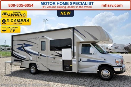 /CO 11-24-15 &lt;a href=&quot;http://www.mhsrv.com/coachmen-rv/&quot;&gt;&lt;img src=&quot;http://www.mhsrv.com/images/sold-coachmen.jpg&quot; width=&quot;383&quot; height=&quot;141&quot; border=&quot;0&quot;/&gt;&lt;/a&gt;
Receive a $1,000 VISA Gift Card with purchase from Motor Home Specialist while supplies last.  Family Owned &amp; Operated and the #1 Volume Selling Motor Home Dealer in the World as well as the #1 Coachmen in the World. &lt;object width=&quot;400&quot; height=&quot;300&quot;&gt;&lt;param name=&quot;movie&quot; value=&quot;//www.youtube.com/v/rUwAfncaG3M?version=3&amp;amp;hl=en_US&quot;&gt;&lt;/param&gt;&lt;param name=&quot;allowFullScreen&quot; value=&quot;true&quot;&gt;&lt;/param&gt;&lt;param name=&quot;allowscriptaccess&quot; value=&quot;always&quot;&gt;&lt;/param&gt;&lt;embed src=&quot;//www.youtube.com/v/rUwAfncaG3M?version=3&amp;amp;hl=en_US&quot; type=&quot;application/x-shockwave-flash&quot; width=&quot;400&quot; height=&quot;300&quot; allowscriptaccess=&quot;always&quot; allowfullscreen=&quot;true&quot;&gt;&lt;/embed&gt;&lt;/object&gt; 
MSRP $101,132. New 2016 Coachmen Leprechaun Model 260DS. This Luxury Class C RV measures approximately 27 feet 5 inches in length and is powered by a Ford Triton V-10 engine and E-450 Super Duty chassis. This beautiful RV includes the Leprechaun Banner Edition which features tinted windows, rear ladder, upgraded sofa, child safety net and ladder (N/A with front entertainment center), Bluetooth AM/FM/CD monitoring &amp; back up camera, power awning, LED exterior &amp; interior lighting, pop-up power tower, 50 gallon fresh water tank, 5K lb. hitch &amp; wire, slide out awning, glass shower door, Onan generator, 80&quot; long bed, night shades, roller bearing drawer glides, Travel Easy Roadside Assistance &amp; Azdel composite sidewalls. Additional options include a molded front cap with LED lights, spare tire, swivel driver &amp; passenger seats, exterior privacy windshield cover, exterior camp table, side by side refrigerator, 15,000 BTU A/C with heat pump, air assist suspension, cockpit table, LED TV and an exterior entertainment center. This amazing class C also features the Leprechaun Luxury package that includes side view cameras, driver &amp; passenger leatherette seat covers, heated &amp; remote mirrors, convection microwave, wood grain dash applique, upgraded Serta Mattress (N/A 260 DS), 6 gallon gas/electric water heater, dual coach batteries, cab-over &amp; bedroom power vent fan and heated tank pads. For additional coach information, brochures, window sticker, videos, photos, Leprechaun reviews, testimonials as well as additional information about Motor Home Specialist and our manufacturers&#39; please visit us at MHSRV .com or call 800-335-6054. At Motor Home Specialist we DO NOT charge any prep or orientation fees like you will find at other dealerships. All sale prices include a 200 point inspection, interior and exterior wash &amp; detail of vehicle, a thorough coach orientation with an MHS technician, an RV Starter&#39;s kit, a night stay in our delivery park featuring landscaped and covered pads with full hook-ups and much more. Free airport shuttle available with purchase for out-of-town buyers. WHY PAY MORE?... WHY SETTLE FOR LESS? 