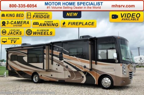 /SOLD 9/28/15 TX
#1 Volume Selling Motor Home Dealer &amp; Thor Motor Coach Dealer in the World.  &lt;object width=&quot;400&quot; height=&quot;300&quot;&gt;&lt;param name=&quot;movie&quot; value=&quot;//www.youtube.com/v/bN591K_alkM?hl=en_US&amp;amp;version=3&quot;&gt;&lt;/param&gt;&lt;param name=&quot;allowFullScreen&quot; value=&quot;true&quot;&gt;&lt;/param&gt;&lt;param name=&quot;allowscriptaccess&quot; value=&quot;always&quot;&gt;&lt;/param&gt;&lt;embed src=&quot;//www.youtube.com/v/bN591K_alkM?hl=en_US&amp;amp;version=3&quot; type=&quot;application/x-shockwave-flash&quot; width=&quot;400&quot; height=&quot;300&quot; allowscriptaccess=&quot;always&quot; allowfullscreen=&quot;true&quot;&gt;&lt;/embed&gt;&lt;/object&gt;  MSRP $180,856. This luxury RV measures approximately 38 feet 1 inch in length and features (3) slide-out rooms, free standing dinette, sofa with air bed, fireplace, a 40&quot; LCD TV with sound bar, frameless windows, Flex-steel driver and passenger&#39;s chairs, detachable shore cord, 100 gallon fresh water tank, exterior speakers, LED lighting, beautiful decor, residential refrigerator, 1800 Watt inverter and bedroom TV. Optional equipment includes the beautiful full body paint exterior, frameless dual pane windows and a 3-burner range with oven. The all new 2016 Thor Motor Coach Challenger also features one of the most impressive lists of standard equipment in the RV industry including a Ford Triton V-10 engine, 5-speed automatic transmission, 22-Series ford chassis with aluminum wheels, fully automatic hydraulic leveling system, electric overhead Hide-Away Bunk, electric patio awning with LED lighting, side hinged baggage doors, exterior entertainment package, iPod docking station, DVD, LCD TVs, day/night shades, solid surface kitchen counter, dual roof A/C units, 5500 Onan generator, gas/electric water heater, heated and enclosed holding tanks and the RAPID CAMP remote system. Rapid Camp allows you to operate your slide-out room, generator, leveling jacks when applicable, power awning, selective lighting and more all from a touchscreen remote control. A few new features for 2016 include your choice of two beautiful high gloss glazed wood packages, 22 cf. residential refrigerator, roller shades in the cab area, 32 inch TVs in the bedroom, new solid surface kitchen counter and much more. For additional information, brochures, and videos please visit Motor Home Specialist at MHSRV .com or Call 800-335-6054. At Motor Home Specialist we DO NOT charge any prep or orientation fees like you will find at other dealerships. All sale prices include a 200 point inspection, interior and exterior wash &amp; detail of vehicle, a thorough coach orientation with an MHSRV technician, an RV Starter&#39;s kit, a night stay in our delivery park featuring landscaped and covered pads with full hook-ups and much more. Free airport shuttle available with purchase for out-of-town buyers. Read From THOUSANDS of Testimonials at MHSRV .com and See What They Had to Say About Their Experience at Motor Home Specialist. WHY PAY MORE?...... WHY SETTLE FOR LESS?  &lt;object width=&quot;400&quot; height=&quot;300&quot;&gt;&lt;param name=&quot;movie&quot; value=&quot;//www.youtube.com/v/VZXdH99Xe00?hl=en_US&amp;amp;version=3&quot;&gt;&lt;/param&gt;&lt;param name=&quot;allowFullScreen&quot; value=&quot;true&quot;&gt;&lt;/param&gt;&lt;param name=&quot;allowscriptaccess&quot; value=&quot;always&quot;&gt;&lt;/param&gt;&lt;embed src=&quot;//www.youtube.com/v/VZXdH99Xe00?hl=en_US&amp;amp;version=3&quot; type=&quot;application/x-shockwave-flash&quot; width=&quot;400&quot; height=&quot;300&quot; allowscriptaccess=&quot;always&quot; allowfullscreen=&quot;true&quot;&gt;&lt;/embed&gt;&lt;/object&gt;