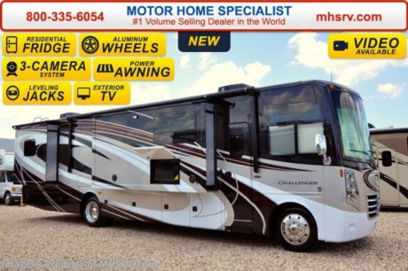 /IL 5-21-15 &lt;a href=&quot;http://www.mhsrv.com/thor-motor-coach/&quot;&gt;&lt;img src=&quot;http://www.mhsrv.com/images/sold-thor.jpg&quot; width=&quot;383&quot; height=&quot;141&quot; border=&quot;0&quot;/&gt;&lt;/a&gt;
#1 Volume Selling Motor Home Dealer &amp; Thor Motor Coach Dealer in the World.  &lt;object width=&quot;400&quot; height=&quot;300&quot;&gt;&lt;param name=&quot;movie&quot; value=&quot;//www.youtube.com/v/bN591K_alkM?hl=en_US&amp;amp;version=3&quot;&gt;&lt;/param&gt;&lt;param name=&quot;allowFullScreen&quot; value=&quot;true&quot;&gt;&lt;/param&gt;&lt;param name=&quot;allowscriptaccess&quot; value=&quot;always&quot;&gt;&lt;/param&gt;&lt;embed src=&quot;//www.youtube.com/v/bN591K_alkM?hl=en_US&amp;amp;version=3&quot; type=&quot;application/x-shockwave-flash&quot; width=&quot;400&quot; height=&quot;300&quot; allowscriptaccess=&quot;always&quot; allowfullscreen=&quot;true&quot;&gt;&lt;/embed&gt;&lt;/object&gt;  MSRP $178,156. This luxury RV measures approximately 38 feet 1 inch in length and features a revolutionary kitchen island with solid surface countertops, built-in wine rack, (3) slide-out rooms, free standing dinette, sofa with air bed, retractable 40&quot; LCD TV with sound bar, frame-less windows, Flex-steel driver and passenger&#39;s chairs, detachable shore cord, 100 gallon fresh water tank, exterior speakers, LED lighting, beautiful decor, residential refrigerator, 1800 Watt inverter and bedroom TV. Optional equipment includes the beautiful full body paint exterior, frameless dual pane windows and a 3-burner range with oven. The all new 2016 Thor Motor Coach Challenger also features one of the most impressive lists of standard equipment in the RV industry including a Ford Triton V-10 engine, 5-speed automatic transmission, 22-Series ford chassis with aluminum wheels, fully automatic hydraulic leveling system, electric overhead Hide-Away Bunk, electric patio awning with LED lighting, side hinged baggage doors, exterior entertainment package, iPod docking station, DVD, LCD TVs, day/night shades, solid surface kitchen counter, dual roof A/C units, 5500 Onan generator, gas/electric water heater, heated and enclosed holding tanks and the RAPID CAMP remote system. Rapid Camp allows you to operate your slide-out room, generator, leveling jacks when applicable, power awning, selective lighting and more all from a touchscreen remote control. A few new features for 2016 include your choice of two beautiful high gloss glazed wood packages, 22 cf. residential refrigerator, roller shades in the cab area, 32 inch TVs in the bedroom, new solid surface kitchen counter and much more. For additional Challenger information, brochures, and videos please visit Motor Home Specialist at MHSRV .com or Call 800-335-6054. At Motor Home Specialist we DO NOT charge any prep or orientation fees like you will find at other dealerships. All sale prices include a 200 point inspection, interior and exterior wash &amp; detail of vehicle, a thorough coach orientation with an MHSRV technician, an RV Starter&#39;s kit, a night stay in our delivery park featuring landscaped and covered pads with full hook-ups and much more. Free airport shuttle available with purchase for out-of-town buyers. Read From THOUSANDS of Testimonials at MHSRV .com and See What They Had to Say About Their Experience at Motor Home Specialist. WHY PAY MORE?...... WHY SETTLE FOR LESS?  &lt;object width=&quot;400&quot; height=&quot;300&quot;&gt;&lt;param name=&quot;movie&quot; value=&quot;//www.youtube.com/v/VZXdH99Xe00?hl=en_US&amp;amp;version=3&quot;&gt;&lt;/param&gt;&lt;param name=&quot;allowFullScreen&quot; value=&quot;true&quot;&gt;&lt;/param&gt;&lt;param name=&quot;allowscriptaccess&quot; value=&quot;always&quot;&gt;&lt;/param&gt;&lt;embed src=&quot;//www.youtube.com/v/VZXdH99Xe00?hl=en_US&amp;amp;version=3&quot; type=&quot;application/x-shockwave-flash&quot; width=&quot;400&quot; height=&quot;300&quot; allowscriptaccess=&quot;always&quot; allowfullscreen=&quot;true&quot;&gt;&lt;/embed&gt;&lt;/object&gt;