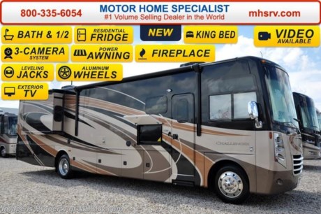 /VA 5-21-15 &lt;a href=&quot;http://www.mhsrv.com/thor-motor-coach/&quot;&gt;&lt;img src=&quot;http://www.mhsrv.com/images/sold-thor.jpg&quot; width=&quot;383&quot; height=&quot;141&quot; border=&quot;0&quot;/&gt;&lt;/a&gt;
#1 Volume Selling Motor Home Dealer &amp; Thor Motor Coach Dealer in the World.  &lt;object width=&quot;400&quot; height=&quot;300&quot;&gt;&lt;param name=&quot;movie&quot; value=&quot;//www.youtube.com/v/bN591K_alkM?hl=en_US&amp;amp;version=3&quot;&gt;&lt;/param&gt;&lt;param name=&quot;allowFullScreen&quot; value=&quot;true&quot;&gt;&lt;/param&gt;&lt;param name=&quot;allowscriptaccess&quot; value=&quot;always&quot;&gt;&lt;/param&gt;&lt;embed src=&quot;//www.youtube.com/v/bN591K_alkM?hl=en_US&amp;amp;version=3&quot; type=&quot;application/x-shockwave-flash&quot; width=&quot;400&quot; height=&quot;300&quot; allowscriptaccess=&quot;always&quot; allowfullscreen=&quot;true&quot;&gt;&lt;/embed&gt;&lt;/object&gt;  MSRP $176,806. This luxury bath &amp; 1/2 model RV measures approximately 38 feet 1 inch in length and features (2) slide-out rooms, king size bed, Dream Dinette, sofa with sleeper, fireplace, a 40&quot; LCD TV with sound bar, frameless windows, Flex-steel driver and passenger&#39;s chairs, detachable shore cord, 100 gallon fresh water tank, exterior speakers, LED lighting, beautiful decor, residential refrigerator, 1800 Watt inverter and bedroom TV. Optional equipment includes the beautiful full body paint exterior, frameless dual pane windows and a 3-burner range with oven. The all new 2016 Thor Motor Coach Challenger also features one of the most impressive lists of standard equipment in the RV industry including a Ford Triton V-10 engine, 5-speed automatic transmission, 22-Series ford chassis with aluminum wheels, fully automatic hydraulic leveling system, electric overhead Hide-Away Bunk, electric patio awning with LED lighting, side hinged baggage doors, exterior entertainment package, iPod docking station, DVD, LCD TVs, day/night shades, solid surface kitchen counter, dual roof A/C units, 5500 Onan generator, gas/electric water heater, heated and enclosed holding tanks and the RAPID CAMP remote system. Rapid Camp allows you to operate your slide-out room, generator, leveling jacks when applicable, power awning, selective lighting and more all from a touchscreen remote control. A few new features for 2016 include your choice of two beautiful high gloss glazed wood packages, 22 cf. residential refrigerator, roller shades in the cab area, 32 inch TVs in the bedroom, new solid surface kitchen counter and much more. For additional information, brochures, and videos please visit Motor Home Specialist at MHSRV .com or Call 800-335-6054. At Motor Home Specialist we DO NOT charge any prep or orientation fees like you will find at other dealerships. All sale prices include a 200 point inspection, interior and exterior wash &amp; detail of vehicle, a thorough coach orientation with an MHSRV technician, an RV Starter&#39;s kit, a night stay in our delivery park featuring landscaped and covered pads with full hook-ups and much more. Free airport shuttle available with purchase for out-of-town buyers. Read From THOUSANDS of Testimonials at MHSRV .com and See What They Had to Say About Their Experience at Motor Home Specialist. WHY PAY MORE?...... WHY SETTLE FOR LESS?  &lt;object width=&quot;400&quot; height=&quot;300&quot;&gt;&lt;param name=&quot;movie&quot; value=&quot;//www.youtube.com/v/VZXdH99Xe00?hl=en_US&amp;amp;version=3&quot;&gt;&lt;/param&gt;&lt;param name=&quot;allowFullScreen&quot; value=&quot;true&quot;&gt;&lt;/param&gt;&lt;param name=&quot;allowscriptaccess&quot; value=&quot;always&quot;&gt;&lt;/param&gt;&lt;embed src=&quot;//www.youtube.com/v/VZXdH99Xe00?hl=en_US&amp;amp;version=3&quot; type=&quot;application/x-shockwave-flash&quot; width=&quot;400&quot; height=&quot;300&quot; allowscriptaccess=&quot;always&quot; allowfullscreen=&quot;true&quot;&gt;&lt;/embed&gt;&lt;/object&gt;