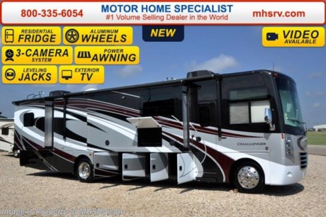 /ND 3-1-16 &lt;a href=&quot;http://www.mhsrv.com/thor-motor-coach/&quot;&gt;&lt;img src=&quot;http://www.mhsrv.com/images/sold-thor.jpg&quot; width=&quot;383&quot; height=&quot;141&quot; border=&quot;0&quot;/&gt;&lt;/a&gt;
#1 Volume Selling Motor Home Dealer &amp; Thor Motor Coach Dealer in the World.  &lt;object width=&quot;400&quot; height=&quot;300&quot;&gt;&lt;param name=&quot;movie&quot; value=&quot;//www.youtube.com/v/bN591K_alkM?hl=en_US&amp;amp;version=3&quot;&gt;&lt;/param&gt;&lt;param name=&quot;allowFullScreen&quot; value=&quot;true&quot;&gt;&lt;/param&gt;&lt;param name=&quot;allowscriptaccess&quot; value=&quot;always&quot;&gt;&lt;/param&gt;&lt;embed src=&quot;//www.youtube.com/v/bN591K_alkM?hl=en_US&amp;amp;version=3&quot; type=&quot;application/x-shockwave-flash&quot; width=&quot;400&quot; height=&quot;300&quot; allowscriptaccess=&quot;always&quot; allowfullscreen=&quot;true&quot;&gt;&lt;/embed&gt;&lt;/object&gt;  MSRP $178,156. This luxury RV measures approximately 38 feet 1 inch in length and features a revolutionary kitchen island with solid surface countertops, built-in wine rack, (3) slide-out rooms, free standing dinette, retractable 40&quot; LCD TV with sound bar, frame-less windows, Flex-steel driver and passenger&#39;s chairs, detachable shore cord, 100 gallon fresh water tank, exterior speakers, LED lighting, beautiful decor, residential refrigerator, 1800 Watt inverter and bedroom TV. Optional equipment includes the beautiful full body paint exterior, frameless dual pane windows and a 3-burner range with oven. The all new 2016 Thor Motor Coach Challenger also features one of the most impressive lists of standard equipment in the RV industry including a Ford Triton V-10 engine, 22-Series ford chassis with aluminum wheels, fully automatic hydraulic leveling system, electric overhead Hide-Away Bunk, electric patio awning with LED lighting, side hinged baggage doors, exterior entertainment package, iPod docking station, DVD, LCD TVs, day/night shades, solid surface kitchen counter, dual roof A/C units, 5500 Onan generator, gas/electric water heater, heated and enclosed holding tanks and the RAPID CAMP remote system. Rapid Camp allows you to operate your slide-out room, generator, leveling jacks when applicable, power awning, selective lighting and more all from a touchscreen remote control. A few new features for 2016 include your choice of two beautiful high gloss glazed wood packages, 22 cf. residential refrigerator, roller shades in the cab area, 32 inch TVs in the bedroom, new solid surface kitchen counter and much more. For additional Challenger information, brochures, and videos please visit Motor Home Specialist at MHSRV .com or Call 800-335-6054. At Motor Home Specialist we DO NOT charge any prep or orientation fees like you will find at other dealerships. All sale prices include a 200 point inspection, interior and exterior wash &amp; detail of vehicle, a thorough coach orientation with an MHSRV technician, an RV Starter&#39;s kit, a night stay in our delivery park featuring landscaped and covered pads with full hook-ups and much more. Free airport shuttle available with purchase for out-of-town buyers. Read From THOUSANDS of Testimonials at MHSRV .com and See What They Had to Say About Their Experience at Motor Home Specialist. WHY PAY MORE?...... WHY SETTLE FOR LESS?  &lt;object width=&quot;400&quot; height=&quot;300&quot;&gt;&lt;param name=&quot;movie&quot; value=&quot;//www.youtube.com/v/VZXdH99Xe00?hl=en_US&amp;amp;version=3&quot;&gt;&lt;/param&gt;&lt;param name=&quot;allowFullScreen&quot; value=&quot;true&quot;&gt;&lt;/param&gt;&lt;param name=&quot;allowscriptaccess&quot; value=&quot;always&quot;&gt;&lt;/param&gt;&lt;embed src=&quot;//www.youtube.com/v/VZXdH99Xe00?hl=en_US&amp;amp;version=3&quot; type=&quot;application/x-shockwave-flash&quot; width=&quot;400&quot; height=&quot;300&quot; allowscriptaccess=&quot;always&quot; allowfullscreen=&quot;true&quot;&gt;&lt;/embed&gt;&lt;/object&gt;