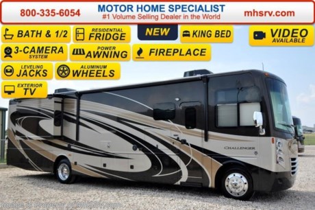/TX 11-24-15 &lt;a href=&quot;http://www.mhsrv.com/thor-motor-coach/&quot;&gt;&lt;img src=&quot;http://www.mhsrv.com/images/sold-thor.jpg&quot; width=&quot;383&quot; height=&quot;141&quot; border=&quot;0&quot;/&gt;&lt;/a&gt;
#1 Volume Selling Motor Home Dealer &amp; Thor Motor Coach Dealer in the World.  &lt;object width=&quot;400&quot; height=&quot;300&quot;&gt;&lt;param name=&quot;movie&quot; value=&quot;//www.youtube.com/v/bN591K_alkM?hl=en_US&amp;amp;version=3&quot;&gt;&lt;/param&gt;&lt;param name=&quot;allowFullScreen&quot; value=&quot;true&quot;&gt;&lt;/param&gt;&lt;param name=&quot;allowscriptaccess&quot; value=&quot;always&quot;&gt;&lt;/param&gt;&lt;embed src=&quot;//www.youtube.com/v/bN591K_alkM?hl=en_US&amp;amp;version=3&quot; type=&quot;application/x-shockwave-flash&quot; width=&quot;400&quot; height=&quot;300&quot; allowscriptaccess=&quot;always&quot; allowfullscreen=&quot;true&quot;&gt;&lt;/embed&gt;&lt;/object&gt;  MSRP $176,919. This luxury bath &amp; 1/2 model RV measures approximately 38 feet 1 inch in length and features (2) slide-out rooms, king size bed, Dream Dinette, sofa with sleeper, fireplace, a 40&quot; LCD TV with sound bar, frameless windows, Flex-steel driver and passenger&#39;s chairs, detachable shore cord, 100 gallon fresh water tank, exterior speakers, LED lighting, beautiful decor, residential refrigerator, 1800 Watt inverter and bedroom TV. Optional equipment includes the beautiful full body paint exterior, leatherette theater seats, frameless dual pane windows and a 3-burner range with oven. The all new 2016 Thor Motor Coach Challenger also features one of the most impressive lists of standard equipment in the RV industry including a Ford Triton V-10 engine, 5-speed automatic transmission, 22-Series ford chassis with aluminum wheels, fully automatic hydraulic leveling system, electric overhead Hide-Away Bunk, electric patio awning with LED lighting, side hinged baggage doors, exterior entertainment package, iPod docking station, DVD, LCD TVs, day/night shades, solid surface kitchen counter, dual roof A/C units, 5500 Onan generator, gas/electric water heater, heated and enclosed holding tanks and the RAPID CAMP remote system. Rapid Camp allows you to operate your slide-out room, generator, leveling jacks when applicable, power awning, selective lighting and more all from a touchscreen remote control. A few new features for 2016 include your choice of two beautiful high gloss glazed wood packages, 22 cf. residential refrigerator, roller shades in the cab area, 32 inch TVs in the bedroom, new solid surface kitchen counter and much more. For additional information, brochures, and videos please visit Motor Home Specialist at MHSRV .com or Call 800-335-6054. At Motor Home Specialist we DO NOT charge any prep or orientation fees like you will find at other dealerships. All sale prices include a 200 point inspection, interior and exterior wash &amp; detail of vehicle, a thorough coach orientation with an MHSRV technician, an RV Starter&#39;s kit, a night stay in our delivery park featuring landscaped and covered pads with full hook-ups and much more. Free airport shuttle available with purchase for out-of-town buyers. Read From THOUSANDS of Testimonials at MHSRV .com and See What They Had to Say About Their Experience at Motor Home Specialist. WHY PAY MORE?...... WHY SETTLE FOR LESS?  &lt;object width=&quot;400&quot; height=&quot;300&quot;&gt;&lt;param name=&quot;movie&quot; value=&quot;//www.youtube.com/v/VZXdH99Xe00?hl=en_US&amp;amp;version=3&quot;&gt;&lt;/param&gt;&lt;param name=&quot;allowFullScreen&quot; value=&quot;true&quot;&gt;&lt;/param&gt;&lt;param name=&quot;allowscriptaccess&quot; value=&quot;always&quot;&gt;&lt;/param&gt;&lt;embed src=&quot;//www.youtube.com/v/VZXdH99Xe00?hl=en_US&amp;amp;version=3&quot; type=&quot;application/x-shockwave-flash&quot; width=&quot;400&quot; height=&quot;300&quot; allowscriptaccess=&quot;always&quot; allowfullscreen=&quot;true&quot;&gt;&lt;/embed&gt;&lt;/object&gt;
