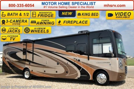 /CO 7-25-16 &lt;a href=&quot;http://www.mhsrv.com/thor-motor-coach/&quot;&gt;&lt;img src=&quot;http://www.mhsrv.com/images/sold-thor.jpg&quot; width=&quot;383&quot; height=&quot;141&quot; border=&quot;0&quot; /&gt;&lt;/a&gt;      #1 Volume Selling Motor Home Dealer &amp; Thor Motor Coach Dealer in the World.  &lt;object width=&quot;400&quot; height=&quot;300&quot;&gt;&lt;param name=&quot;movie&quot; value=&quot;//www.youtube.com/v/bN591K_alkM?hl=en_US&amp;amp;version=3&quot;&gt;&lt;/param&gt;&lt;param name=&quot;allowFullScreen&quot; value=&quot;true&quot;&gt;&lt;/param&gt;&lt;param name=&quot;allowscriptaccess&quot; value=&quot;always&quot;&gt;&lt;/param&gt;&lt;embed src=&quot;//www.youtube.com/v/bN591K_alkM?hl=en_US&amp;amp;version=3&quot; type=&quot;application/x-shockwave-flash&quot; width=&quot;400&quot; height=&quot;300&quot; allowscriptaccess=&quot;always&quot; allowfullscreen=&quot;true&quot;&gt;&lt;/embed&gt;&lt;/object&gt;  MSRP $176,919. This luxury bath &amp; 1/2 model RV measures approximately 38 feet 1 inch in length and features (2) slide-out rooms, king size bed, Dream Dinette, fireplace, a 40&quot; LCD TV with sound bar, frameless windows, Flex-steel driver and passenger&#39;s chairs, detachable shore cord, 100 gallon fresh water tank, exterior speakers, LED lighting, beautiful decor, residential refrigerator, 1800 Watt inverter and bedroom TV. Optional equipment includes the beautiful full body paint exterior, leatherette theater seats, frameless dual pane windows and a 3-burner range with oven. The all new 2016 Thor Motor Coach Challenger also features one of the most impressive lists of standard equipment in the RV industry including a Ford Triton V-10 engine, 22-Series ford chassis with aluminum wheels, fully automatic hydraulic leveling system, electric overhead Hide-Away Bunk, electric patio awning with LED lighting, side hinged baggage doors, exterior entertainment package, iPod docking station, DVD, LCD TVs, day/night shades, solid surface kitchen counter, dual roof A/C units, 5500 Onan generator, gas/electric water heater, heated and enclosed holding tanks and the RAPID CAMP remote system. Rapid Camp allows you to operate your slide-out room, generator, leveling jacks when applicable, power awning, selective lighting and more all from a touchscreen remote control. A few new features for 2016 include your choice of two beautiful high gloss glazed wood packages, 22 cf. residential refrigerator, roller shades in the cab area, 32 inch TVs in the bedroom, new solid surface kitchen counter and much more. For additional information, brochures, and videos please visit Motor Home Specialist at MHSRV .com or Call 800-335-6054. At Motor Home Specialist we DO NOT charge any prep or orientation fees like you will find at other dealerships. All sale prices include a 200 point inspection, interior and exterior wash &amp; detail of vehicle, a thorough coach orientation with an MHSRV technician, an RV Starter&#39;s kit, a night stay in our delivery park featuring landscaped and covered pads with full hook-ups and much more. Free airport shuttle available with purchase for out-of-town buyers. Read From THOUSANDS of Testimonials at MHSRV .com and See What They Had to Say About Their Experience at Motor Home Specialist. WHY PAY MORE?...... WHY SETTLE FOR LESS?  &lt;object width=&quot;400&quot; height=&quot;300&quot;&gt;&lt;param name=&quot;movie&quot; value=&quot;//www.youtube.com/v/VZXdH99Xe00?hl=en_US&amp;amp;version=3&quot;&gt;&lt;/param&gt;&lt;param name=&quot;allowFullScreen&quot; value=&quot;true&quot;&gt;&lt;/param&gt;&lt;param name=&quot;allowscriptaccess&quot; value=&quot;always&quot;&gt;&lt;/param&gt;&lt;embed src=&quot;//www.youtube.com/v/VZXdH99Xe00?hl=en_US&amp;amp;version=3&quot; type=&quot;application/x-shockwave-flash&quot; width=&quot;400&quot; height=&quot;300&quot; allowscriptaccess=&quot;always&quot; allowfullscreen=&quot;true&quot;&gt;&lt;/embed&gt;&lt;/object&gt;