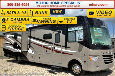 /TX &lt;a href=&quot;http://www.mhsrv.com/coachmen-rv/&quot;&gt;&lt;img src=&quot;http://www.mhsrv.com/images/sold-coachmen.jpg&quot; width=&quot;383&quot; height=&quot;141&quot; border=&quot;0&quot;/&gt;&lt;/a&gt;
Family Owned &amp; Operated and the #1 Volume Selling Motor Home Dealer in the World as well as the #1 Coachmen Dealer in the World. &lt;iframe width=&quot;400&quot; height=&quot;300&quot; src=&quot;https://www.youtube.com/embed/sYHR4QtB5TY&quot; frameborder=&quot;0&quot; allowfullscreen&gt;&lt;/iframe&gt; MSRP $137,524 - New 2016 Coachmen Mirada Model 35BH bath &amp; 1/2 bunk model. It measures approximately 36 feet 10 inches in length. Options include valve stem extensions, (2) bunk TVs, bedroom TV/DVD player, power drop down bunk, residential vinyl floor, mattress upgrade, stainless steel appliance package, frame-less windows, side cameras, power heated mirrors, gas/electric water heater, exterior entertainment center and the Travel Easy Roadside Assistance. Standards include a 5.5 Onan generator, ball bearing drawer guides, reclining/swivel pilot seats, power windshield shade, pass-thru storage, power patio awning, automatic leveling jacks, back up camera, ceramic tile back-splash, large bedroom TV and much more. For additional coach information, brochure, window sticker, videos, photos, Mirada customer reviews &amp; testimonials please visit Motor Home Specialist at MHSRV .com or call 800-335-6054. At Motor Home Specialist we DO NOT charge any prep or orientation fees like you will find at other dealerships. All sale prices include a 200 point inspection, interior and exterior wash &amp; detail of vehicle, a thorough coach orientation with an MHS technician, an RV Starter&#39;s kit, a night stay in our delivery park featuring landscaped and covered pads with full hook-ups and much more. Free airport shuttle available with purchase for out-of-town buyers. WHY PAY MORE?... WHY SETTLE FOR LESS? 