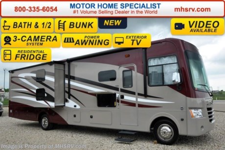 /ND 9-1-15 &lt;a href=&quot;http://www.mhsrv.com/coachmen-rv/&quot;&gt;&lt;img src=&quot;http://www.mhsrv.com/images/sold-coachmen.jpg&quot; width=&quot;383&quot; height=&quot;141&quot; border=&quot;0&quot;/&gt;&lt;/a&gt;
World&#39;s RV Show Sale Priced Now Through Sept 12, 2015. Call 800-335-6054 for Details. Family Owned &amp; Operated and the #1 Volume Selling Motor Home Dealer in the World as well as the #1 Coachmen Dealer in the World. &lt;iframe width=&quot;400&quot; height=&quot;300&quot; src=&quot;https://www.youtube.com/embed/sYHR4QtB5TY&quot; frameborder=&quot;0&quot; allowfullscreen&gt;&lt;/iframe&gt; 
MSRP $137,524 - New 2016 Coachmen Mirada Model 35BH bath &amp; 1/2 bunk model. It measures approximately 36 feet 10 inches in length. Options include valve stem extensions, (2) bunk TVs, bedroom TV/DVD player, power drop down bunk, residential vinyl floor, mattress upgrade, stainless steel appliance package, frame-less windows, side cameras, power heated mirrors, gas/electric water heater, exterior entertainment center and the Travel Easy Roadside Assistance. Standards include a 5.5 Onan generator, ball bearing drawer guides, reclining/swivel pilot seats, power windshield shade, pass-thru storage, power patio awning, automatic leveling jacks, back up camera, ceramic tile back-splash, large bedroom TV and much more. For additional coach information, brochure, window sticker, videos, photos, Mirada customer reviews &amp; testimonials please visit Motor Home Specialist at MHSRV .com or call 800-335-6054. At Motor Home Specialist we DO NOT charge any prep or orientation fees like you will find at other dealerships. All sale prices include a 200 point inspection, interior and exterior wash &amp; detail of vehicle, a thorough coach orientation with an MHS technician, an RV Starter&#39;s kit, a night stay in our delivery park featuring landscaped and covered pads with full hook-ups and much more. Free airport shuttle available with purchase for out-of-town buyers. WHY PAY MORE?... WHY SETTLE FOR LESS? 