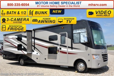 /CA 5/11/15 &lt;a href=&quot;http://www.mhsrv.com/coachmen-rv/&quot;&gt;&lt;img src=&quot;http://www.mhsrv.com/images/sold-coachmen.jpg&quot; width=&quot;383&quot; height=&quot;141&quot; border=&quot;0&quot;/&gt;&lt;/a&gt;
Family Owned &amp; Operated and the #1 Volume Selling Motor Home Dealer in the World as well as the #1 Coachmen Dealer in the World. &lt;object width=&quot;400&quot; height=&quot;300&quot;&gt;&lt;param name=&quot;movie&quot; value=&quot;//www.youtube.com/v/Bka_R_kS_Hg?version=3&amp;amp;hl=en_US&quot;&gt;&lt;/param&gt;&lt;param name=&quot;allowFullScreen&quot; value=&quot;true&quot;&gt;&lt;/param&gt;&lt;param name=&quot;allowscriptaccess&quot; value=&quot;always&quot;&gt;&lt;/param&gt;&lt;embed src=&quot;//www.youtube.com/v/Bka_R_kS_Hg?version=3&amp;amp;hl=en_US&quot; type=&quot;application/x-shockwave-flash&quot; width=&quot;400&quot; height=&quot;300&quot; allowscriptaccess=&quot;always&quot; allowfullscreen=&quot;true&quot;&gt;&lt;/embed&gt;&lt;/object&gt; 
MSRP $137,524 - New 2016 Coachmen Mirada Model 35BH bath &amp; 1/2 bunk model. It measures approximately 36 feet 10 inches in length. Options include valve stem extensions, (2) bunk TVs, bedroom TV/DVD player, power drop down bunk, residential vinyl floor, mattress upgrade, stainless steel appliance package, frameless windows, side cameras, power heated mirrors, gas/electric water heater, exterior entertainment center and the Travel Easy Roadside Assistance. Standards include a 5.5 Onan generator, ball bearing drawer guides, reclining/swivel pilot seats, power windshield shade, pass-thru storage, power patio awning, automatic leveling jacks, back up camera, ceramic tile back-splash, large bedroom TV and much more. For additional coach information, brochure, window sticker, videos, photos, Mirada customer reviews &amp; testimonials please visit Motor Home Specialist at MHSRV .com or call 800-335-6054. At Motor Home Specialist we DO NOT charge any prep or orientation fees like you will find at other dealerships. All sale prices include a 200 point inspection, interior and exterior wash &amp; detail of vehicle, a thorough coach orientation with an MHS technician, an RV Starter&#39;s kit, a night stay in our delivery park featuring landscaped and covered pads with full hook-ups and much more. Free airport shuttle available with purchase for out-of-town buyers. WHY PAY MORE?... WHY SETTLE FOR LESS? 