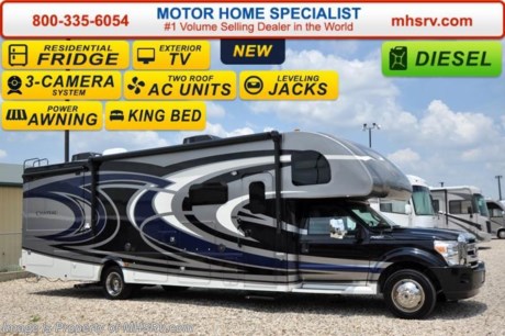 /TX 3-1-16 &lt;a href=&quot;http://www.mhsrv.com/thor-motor-coach/&quot;&gt;&lt;img src=&quot;http://www.mhsrv.com/images/sold-thor.jpg&quot; width=&quot;383&quot; height=&quot;141&quot; border=&quot;0&quot;/&gt;&lt;/a&gt;
Family Owned &amp; Operated and the #1 Volume Selling Motor Home Dealer in the World as well as the #1 Thor Motor Coach Dealer in the World. MSRP $168,272. New 2016 Thor Motor Coach 35SK Super C model motor home with 2 slides. This unit is approximately 36 feet 2 inches in length and is powered by a powerful 300 HP Powerstroke 6.7L diesel engine with 660 lb. ft. of torque. It rides on a Ford F-550 chassis with a 6-speed automatic transmission and boast a 10,000 lb. hitch, rear pass-thru MEGA-Storage, extreme duty 4 wheel ABS disc brakes and an electronic brake controller integrated into the dash. Options include the beautiful full body paint exterior, power attic fan, dual child safety tethers and an upgraded diesel generator. The 2016 Chateau Super C also features an exterior entertainment center, dual roof air conditioners, power patio awning, one-touch automatic leveling system, residential refrigerator, 30 inch over-the-range microwave, solid surface counter-top, touch screen AM/FM/CD/MP3 player, back-up monitor with side view cameras, remote heated exterior mirrors, power windows and locks, fiberglass running boards, soft touch ceilings, heavy duty ball bearing drawer guides, bedroom LCD TV, large LCD TV in the living area, inverter and heated holding tanks. For additional coach information, brochures, window sticker, videos, photos, Chateau reviews, testimonials as well as additional information about Motor Home Specialist and our manufacturers&#39; please visit us at MHSRV .com or call 800-335-6054. At Motor Home Specialist we DO NOT charge any prep or orientation fees like you will find at other dealerships. All sale prices include a 200 point inspection, interior and exterior wash &amp; detail of vehicle, a thorough coach orientation with an MHS technician, an RV Starter&#39;s kit, a night stay in our delivery park featuring landscaped and covered pads with full hook-ups and much more. Free airport shuttle available with purchase for out-of-town buyers. WHY PAY MORE?... WHY SETTLE FOR LESS?  &lt;object width=&quot;400&quot; height=&quot;300&quot;&gt;&lt;param name=&quot;movie&quot; value=&quot;//www.youtube.com/v/VZXdH99Xe00?hl=en_US&amp;amp;version=3&quot;&gt;&lt;/param&gt;&lt;param name=&quot;allowFullScreen&quot; value=&quot;true&quot;&gt;&lt;/param&gt;&lt;param name=&quot;allowscriptaccess&quot; value=&quot;always&quot;&gt;&lt;/param&gt;&lt;embed src=&quot;//www.youtube.com/v/VZXdH99Xe00?hl=en_US&amp;amp;version=3&quot; type=&quot;application/x-shockwave-flash&quot; width=&quot;400&quot; height=&quot;300&quot; allowscriptaccess=&quot;always&quot; allowfullscreen=&quot;true&quot;&gt;&lt;/embed&gt;&lt;/object&gt; 