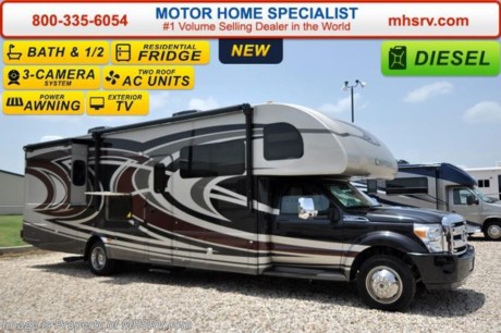 /TX 11-5-15 &lt;a href=&quot;http://www.mhsrv.com/thor-motor-coach/&quot;&gt;&lt;img src=&quot;http://www.mhsrv.com/images/sold-thor.jpg&quot; width=&quot;383&quot; height=&quot;141&quot; border=&quot;0&quot;/&gt;&lt;/a&gt;
Family Owned &amp; Operated and the #1 Volume Selling Motor Home Dealer in the World as well as the #1 Thor Motor Coach Dealer in the World. MSRP $176,417. New 2016 Thor Motor Coach 35SF Bath &amp; 1/2 model Super C motor home with a 2 slides. This unit is approximately 36 feet 2 inches in length and is powered by a powerful 300 HP Powerstroke 6.7L diesel engine with 660 lb. ft. of torque. It rides on a Ford F-550 XLT chassis with a 6-speed automatic transmission and boast a 10,000 lb. hitch, rear pass-thru MEGA-Storage, extreme duty 4 wheel ABS disc brakes and an electronic brake controller integrated into the dash. Options include the beautiful full body paint exterior, (2) power attic fans, dual child safety tethers and an upgraded diesel generator. The 2016 Chateau Super C also features an exterior entertainment center, dual roof air conditioners, power patio awning, one-touch automatic leveling system, residential refrigerator, 30 inch over-the-range microwave, solid surface counter-top, touch screen AM/FM/CD/MP3 player, back-up monitor with side view cameras, remote heated exterior mirrors, power windows and locks, leatherette driver &amp; passenger captain&#39;s chairs, fiberglass running boards, soft touch ceilings, heavy duty ball bearing drawer guides, bedroom LCD TV, large LCD TV in the living area, inverter and heated holding tanks. For additional coach information, brochures, window sticker, videos, photos, Chateau reviews, testimonials as well as additional information about Motor Home Specialist and our manufacturers&#39; please visit us at MHSRV .com or call 800-335-6054. At Motor Home Specialist we DO NOT charge any prep or orientation fees like you will find at other dealerships. All sale prices include a 200 point inspection, interior and exterior wash &amp; detail of vehicle, a thorough coach orientation with an MHS technician, an RV Starter&#39;s kit, a night stay in our delivery park featuring landscaped and covered pads with full hook-ups and much more. Free airport shuttle available with purchase for out-of-town buyers. WHY PAY MORE?... WHY SETTLE FOR LESS?  &lt;object width=&quot;400&quot; height=&quot;300&quot;&gt;&lt;param name=&quot;movie&quot; value=&quot;//www.youtube.com/v/VZXdH99Xe00?hl=en_US&amp;amp;version=3&quot;&gt;&lt;/param&gt;&lt;param name=&quot;allowFullScreen&quot; value=&quot;true&quot;&gt;&lt;/param&gt;&lt;param name=&quot;allowscriptaccess&quot; value=&quot;always&quot;&gt;&lt;/param&gt;&lt;embed src=&quot;//www.youtube.com/v/VZXdH99Xe00?hl=en_US&amp;amp;version=3&quot; type=&quot;application/x-shockwave-flash&quot; width=&quot;400&quot; height=&quot;300&quot; allowscriptaccess=&quot;always&quot; allowfullscreen=&quot;true&quot;&gt;&lt;/embed&gt;&lt;/object&gt; 