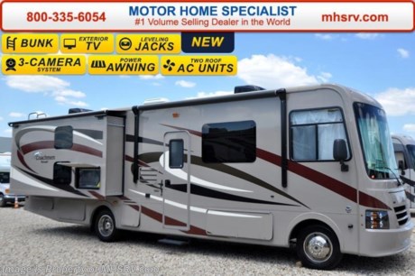 /TX 9-1-15 &lt;a href=&quot;http://www.mhsrv.com/coachmen-rv/&quot;&gt;&lt;img src=&quot;http://www.mhsrv.com/images/sold-coachmen.jpg&quot; width=&quot;383&quot; height=&quot;141&quot; border=&quot;0&quot;/&gt;&lt;/a&gt;
World&#39;s RV Show Sale Priced Now Through Sept 12, 2015. Call 800-335-6054 for Details. Family Owned &amp; Operated and the #1 Volume Selling Motor Home Dealer in the World as well as the #1 Coachmen Dealer in the World. MSRP $118,722. The All New 2016 Coachmen Pursuit 33BHP. This new Class A bunk house motor home is approximately 33 feet in length  with two slides, a Ford V-10 engine and Ford chassis. Options include the Taupe exterior, Honey Glazed Maple wood package, bedroom TV, side cameras, frame-less windows, power heated mirrors, valve stem extensions, pleated day/night shades, 5.5KW Onan generator, 50 amp power, 2nd A/C, automatic levelers, exterior entertainment center, bunk TVs and the Travel Easy Roadside Assistance program. Each Pursuit comes standard with a power drop down overhead bunk, ball bearing drawer guides, hardwood cabinet doors, cockpit table, 32&quot; LCD TV with DVD player, mudroom, pantry, pull-out pantry with counter top, power bath vent, skylight, double coach battery, heated holding tank, cruise control, back up monitor, power entrance step, power patio awning, 5,000 lb. towing hitch with 7-way plug, roof ladder and much more.  For additional coach information, brochures, window sticker, videos, photos, Pursuit RV reviews, testimonials as well as additional information about Motor Home Specialist and our manufacturers&#39; please visit us at MHSRV .com or call 800-335-6054. At Motor Home Specialist we DO NOT charge any prep or orientation fees like you will find at other dealerships. All sale prices include a 200 point inspection, interior and exterior wash &amp; detail of vehicle, a thorough coach orientation with an MHSRV technician, an RV Starter&#39;s kit, a night stay in our delivery park featuring landscaped and covered pads with full hook-ups and much more. Free airport shuttle available with purchase for out-of-town buyers. WHY PAY MORE?... WHY SETTLE FOR LESS? 