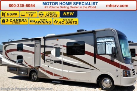 /TX &lt;a href=&quot;http://www.mhsrv.com/coachmen-rv/&quot;&gt;&lt;img src=&quot;http://www.mhsrv.com/images/sold-coachmen.jpg&quot; width=&quot;383&quot; height=&quot;141&quot; border=&quot;0&quot;/&gt;&lt;/a&gt;
Family Owned &amp; Operated and the #1 Volume Selling Motor Home Dealer in the World as well as the #1 Coachmen Dealer in the World. MSRP $118,279. The All New 2016 Coachmen Pursuit 33BHP. This new Class A bunk house motor home is approximately 33 feet in length  with two slides, a Ford V-10 engine and Ford chassis. Options include the Taupe exterior, bedroom TV, side cameras, frame-less windows, power heated mirrors, valve stem extensions, pleated day/night shades, 5.5KW Onan generator, 50 amp power, 2nd A/C, automatic levelers, exterior entertainment center, bunk TVs and the Travel Easy Roadside Assistance program. Each Pursuit comes standard with a power drop down overhead bunk, ball bearing drawer guides, hardwood cabinet doors, cockpit table, 32&quot; LCD TV with DVD player, mudroom, pantry, pull-out pantry with counter top, power bath vent, skylight, double coach battery, heated holding tank, cruise control, back up monitor, power entrance step, power patio awning, 5,000 lb. towing hitch with 7-way plug, roof ladder and much more.  For additional coach information, brochures, window sticker, videos, photos, Pursuit RV reviews, testimonials as well as additional information about Motor Home Specialist and our manufacturers&#39; please visit us at MHSRV .com or call 800-335-6054. At Motor Home Specialist we DO NOT charge any prep or orientation fees like you will find at other dealerships. All sale prices include a 200 point inspection, interior and exterior wash &amp; detail of vehicle, a thorough coach orientation with an MHSRV technician, an RV Starter&#39;s kit, a night stay in our delivery park featuring landscaped and covered pads with full hook-ups and much more. Free airport shuttle available with purchase for out-of-town buyers. WHY PAY MORE?... WHY SETTLE FOR LESS? 